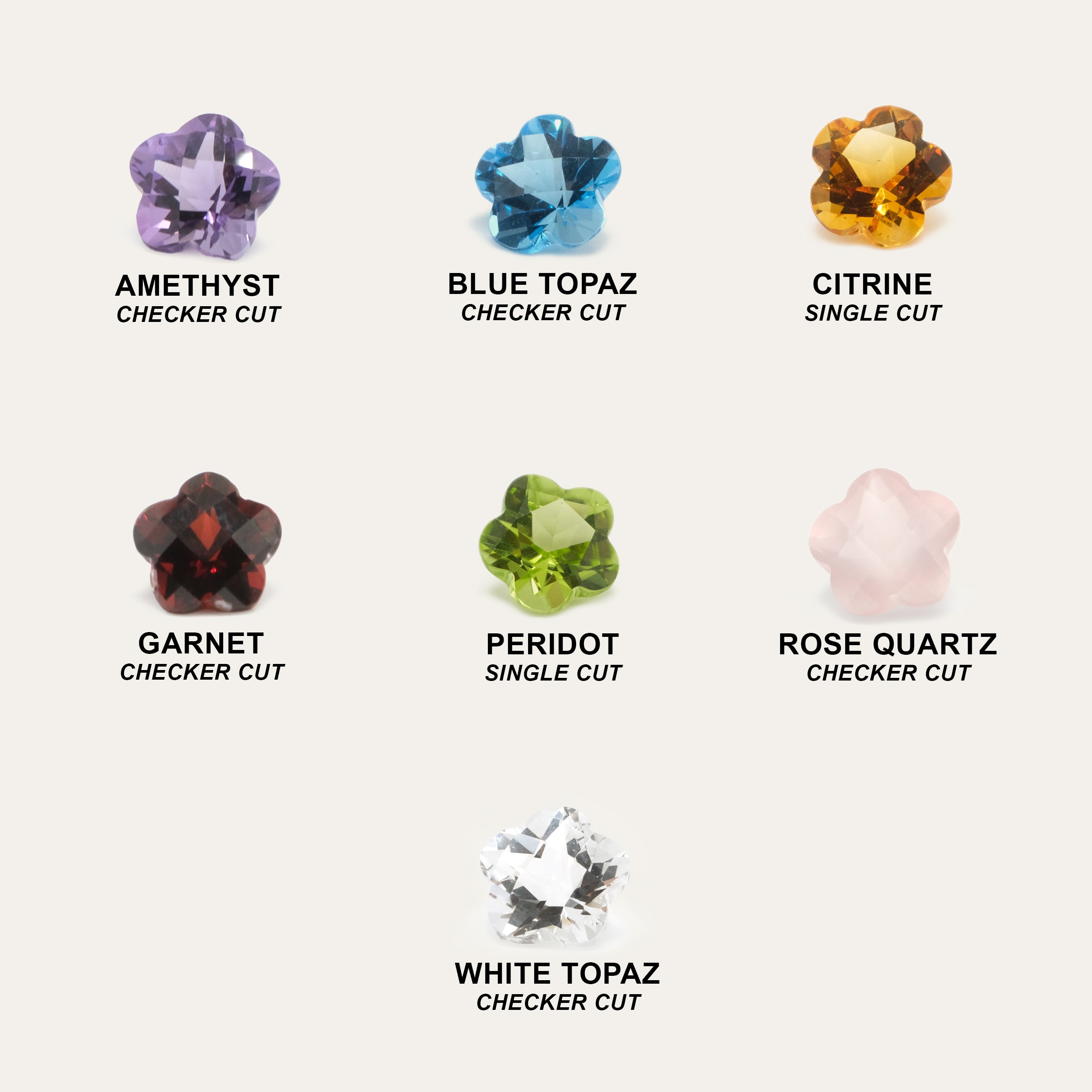Bezel Flower Ring | Ready To Ship