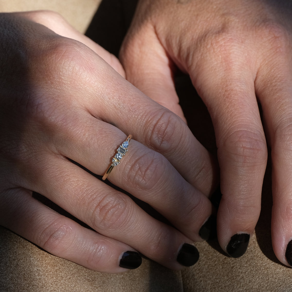 Diamond Mélange Ring | OOAK