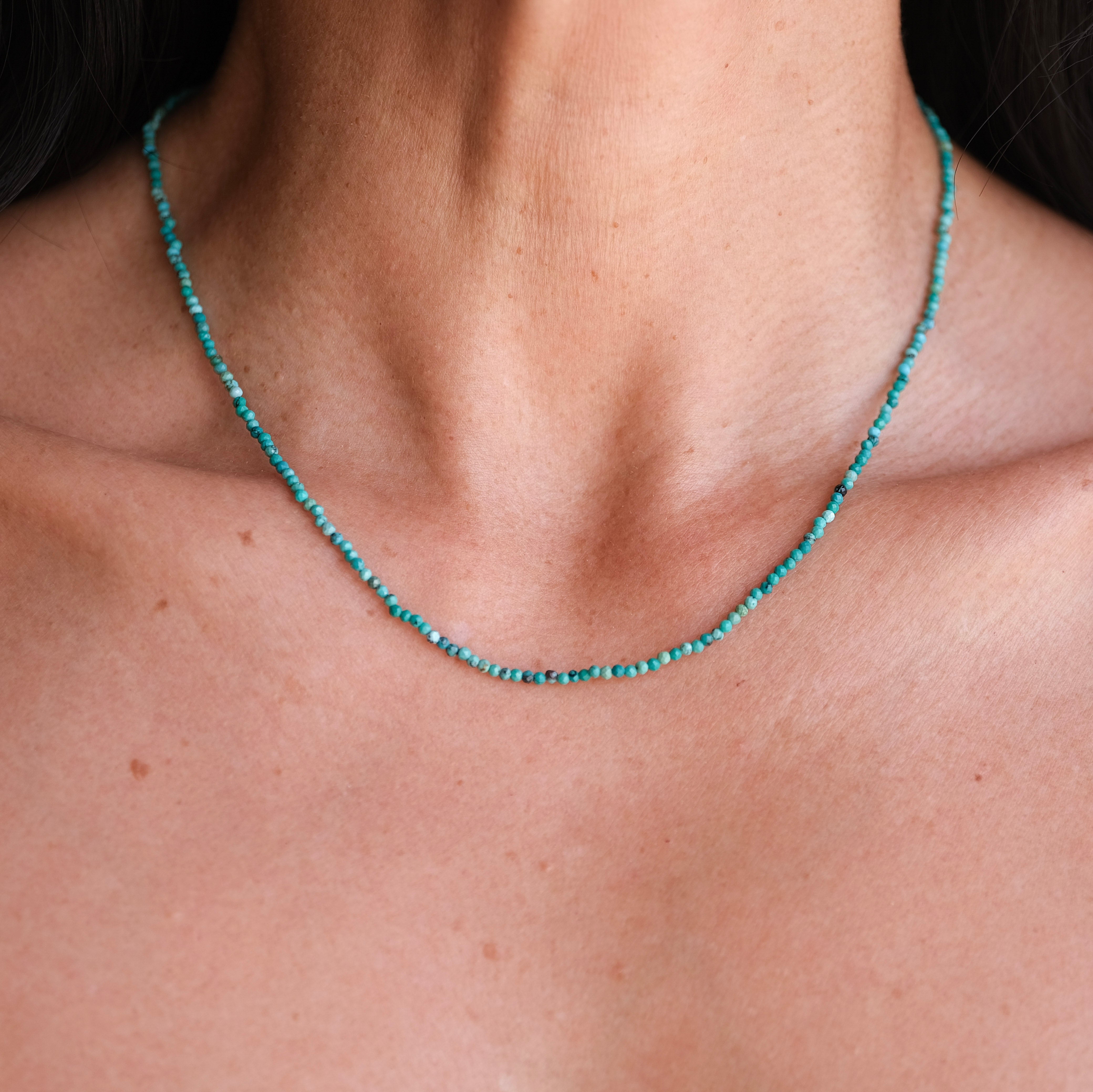 Faceted Turquoise Necklace | OOAK