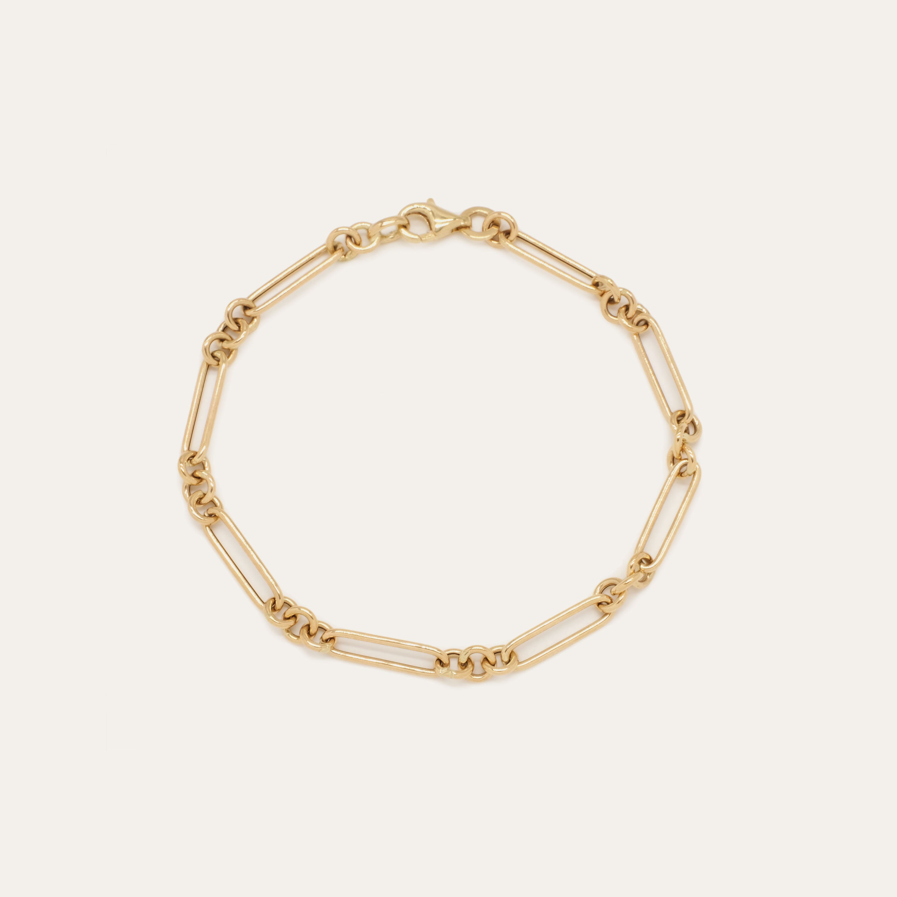 Jumbo Oval and Round Link Bracelet | OOAK