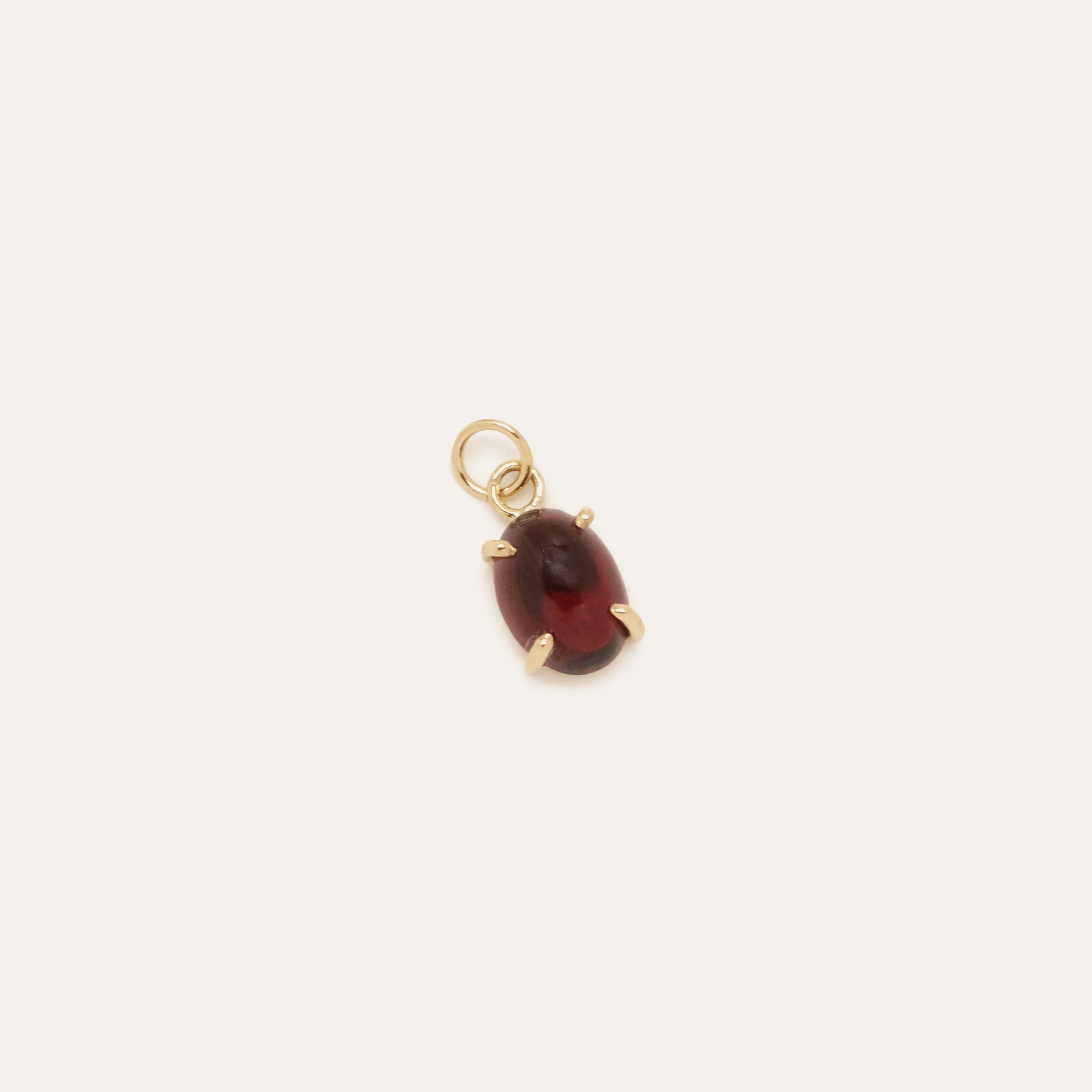 Oval Birthstone Charm | OOAK
