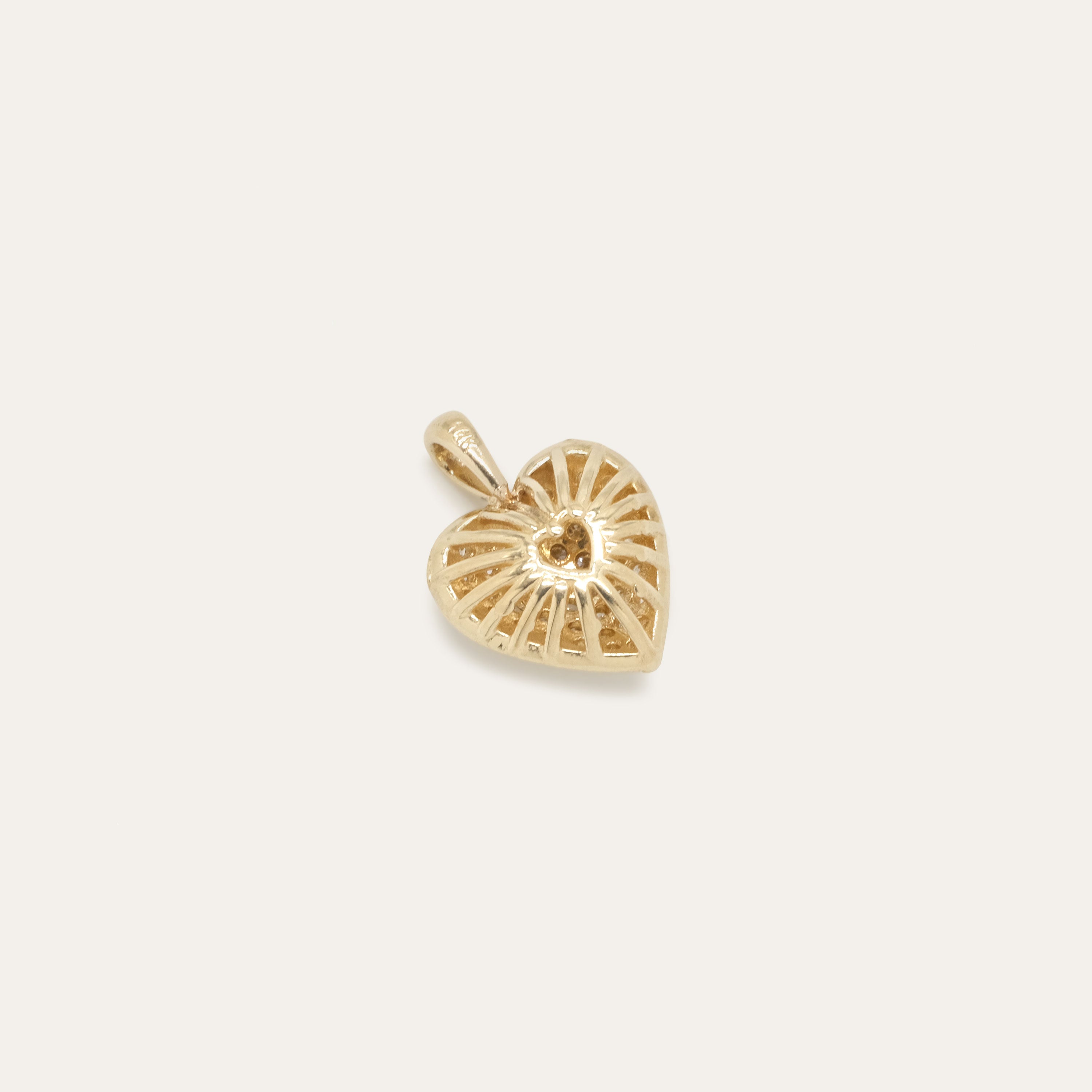 Pave Heart Charm | OOAK