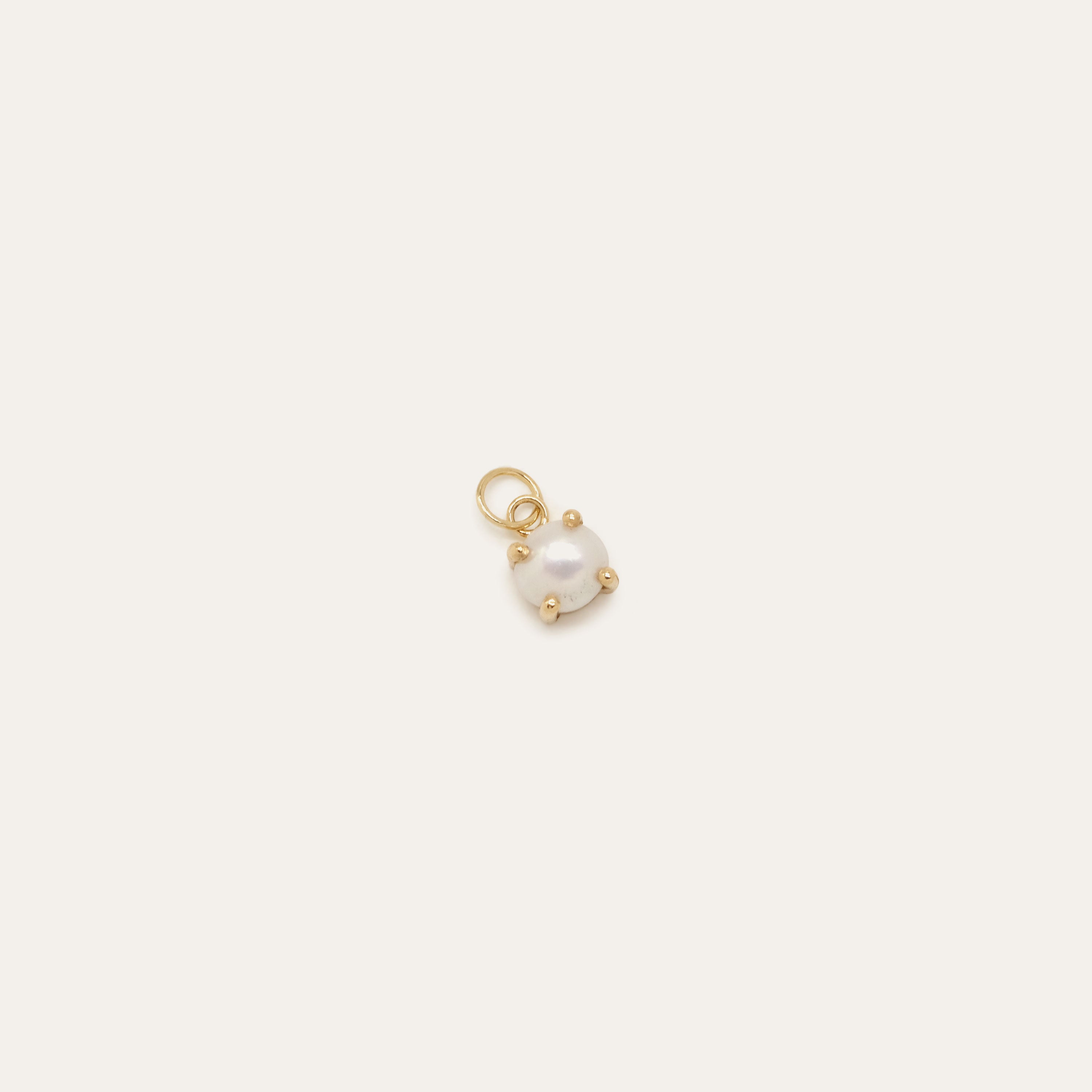 Round Birthstone Charm | OOAK