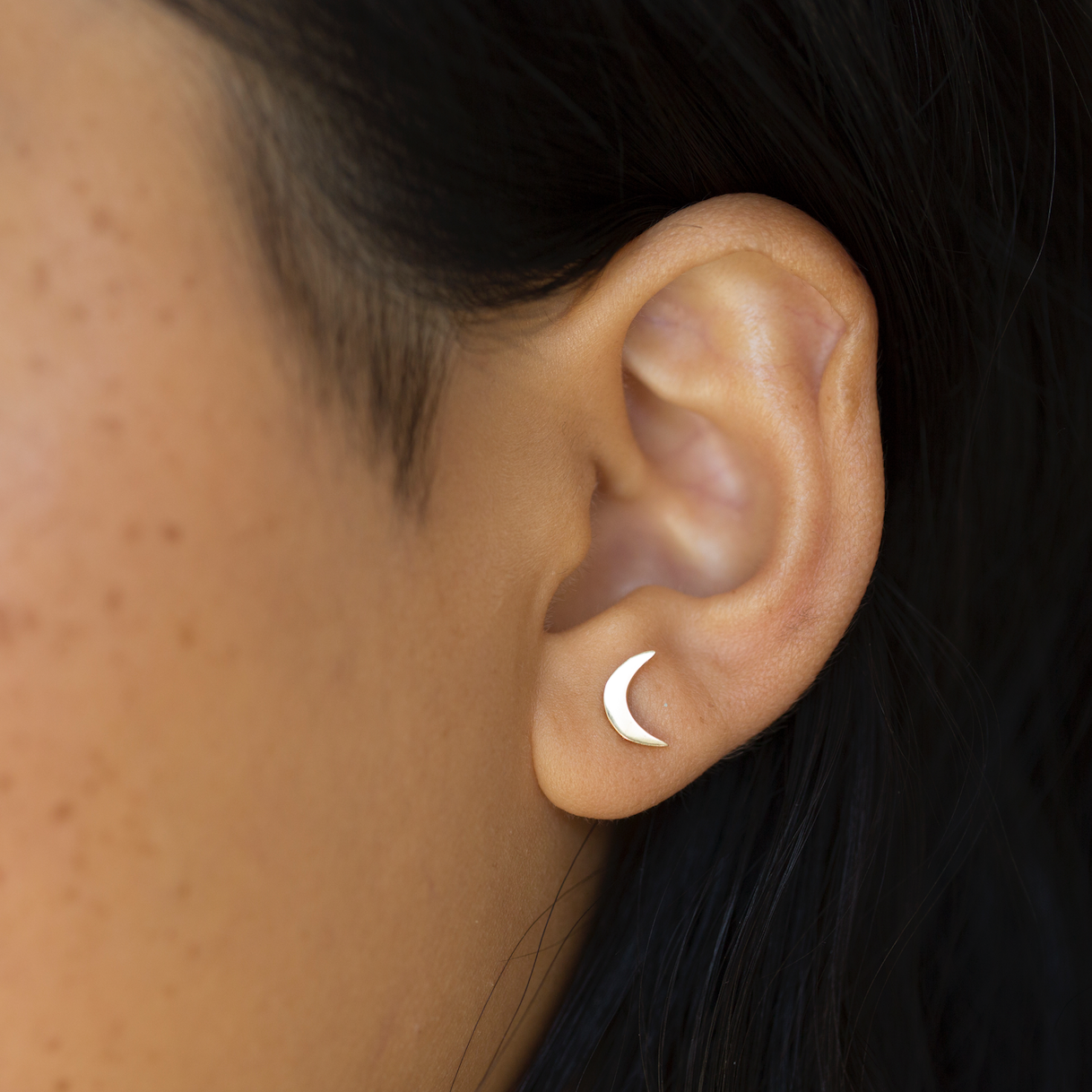Moon or Star Earring | OOAK