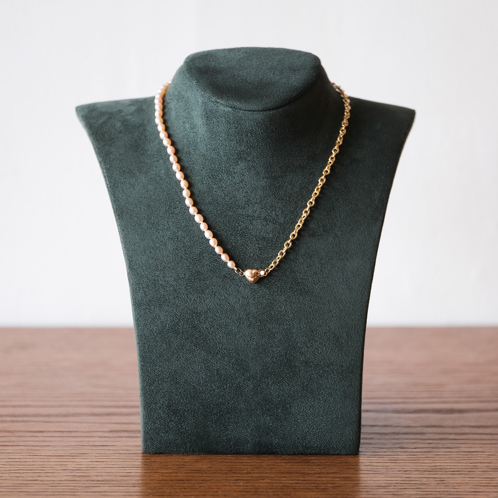 Blush Pearl Sailor Necklace | OOAK