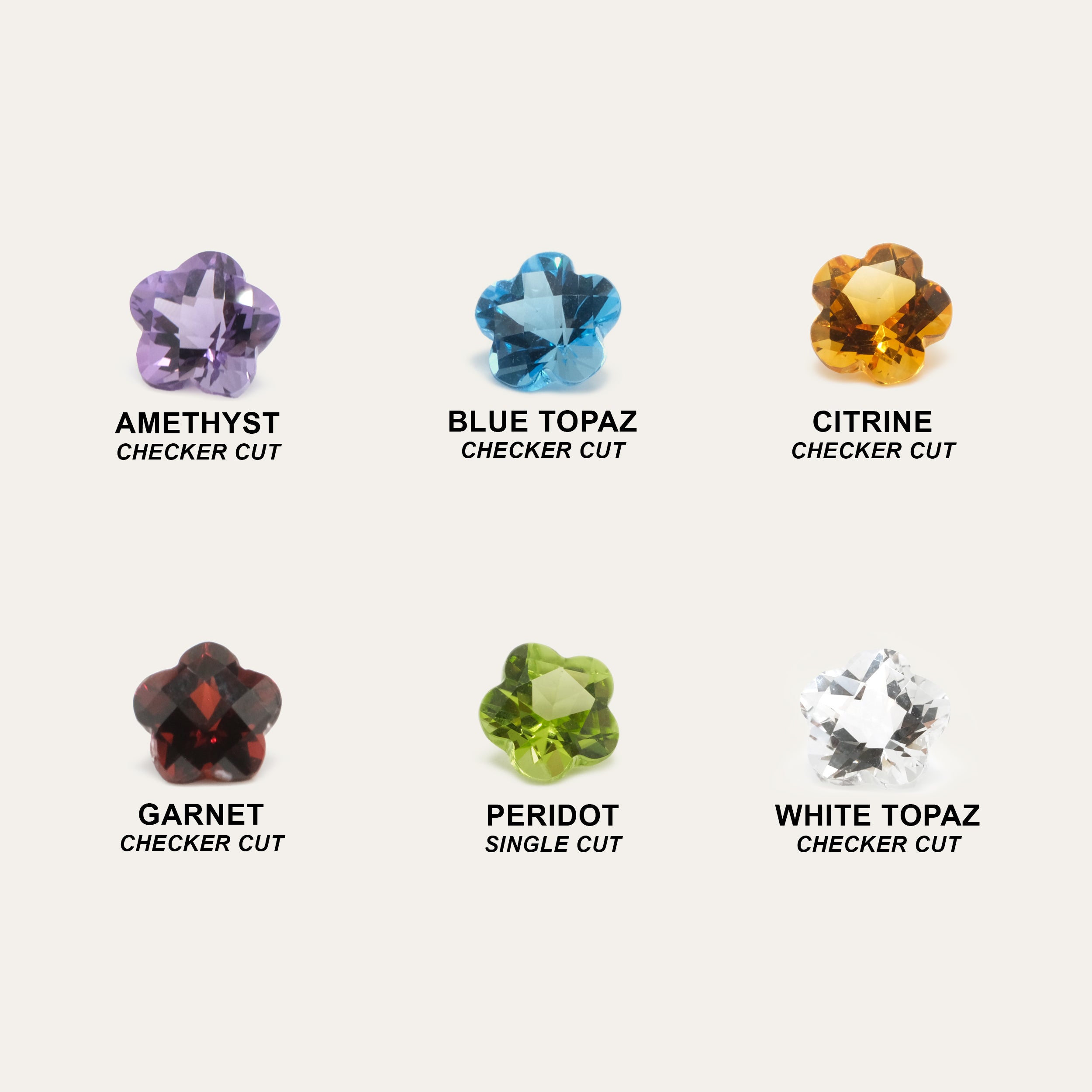Bezel Flower Necklace | Special Order