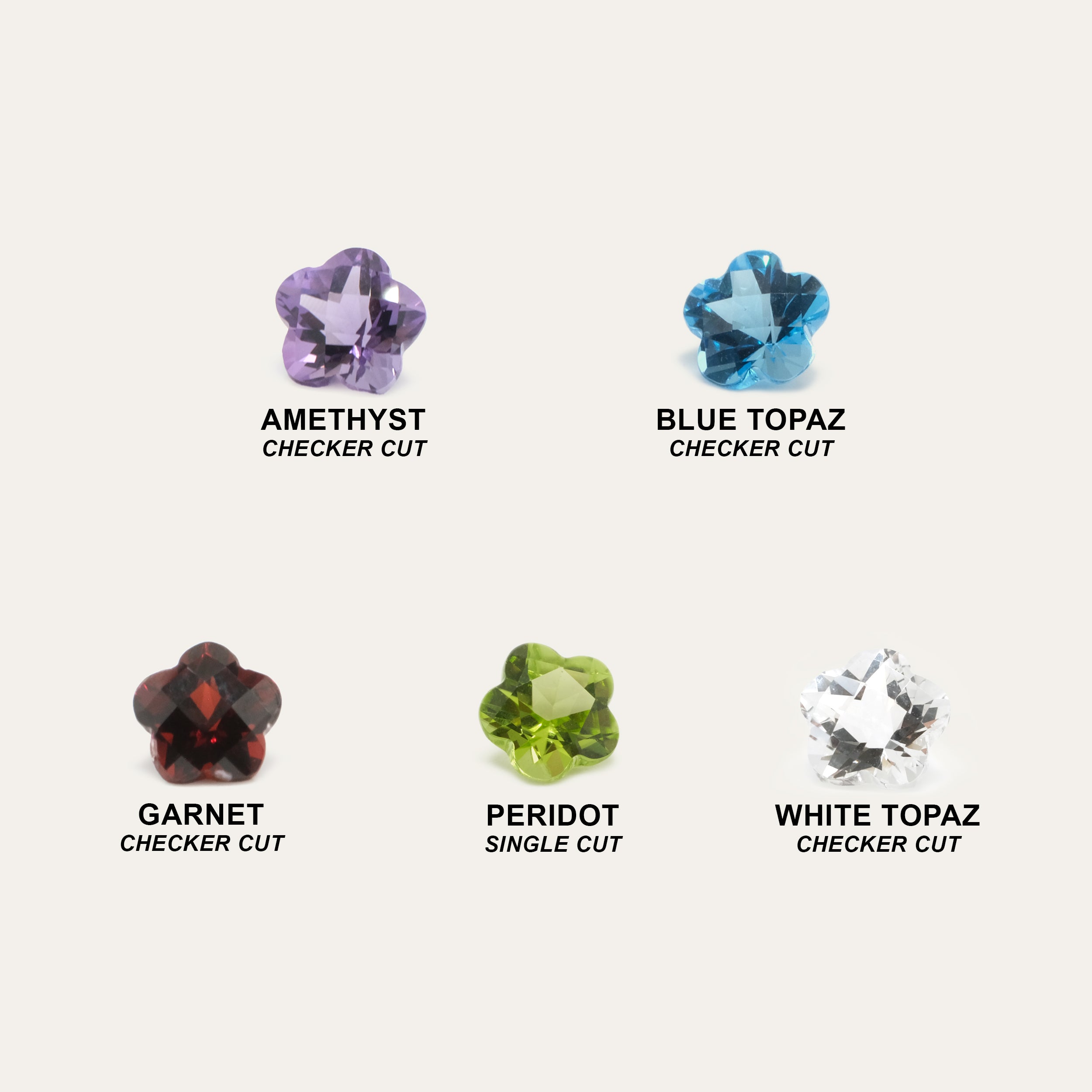 Bezel Flower Necklace | Special Order