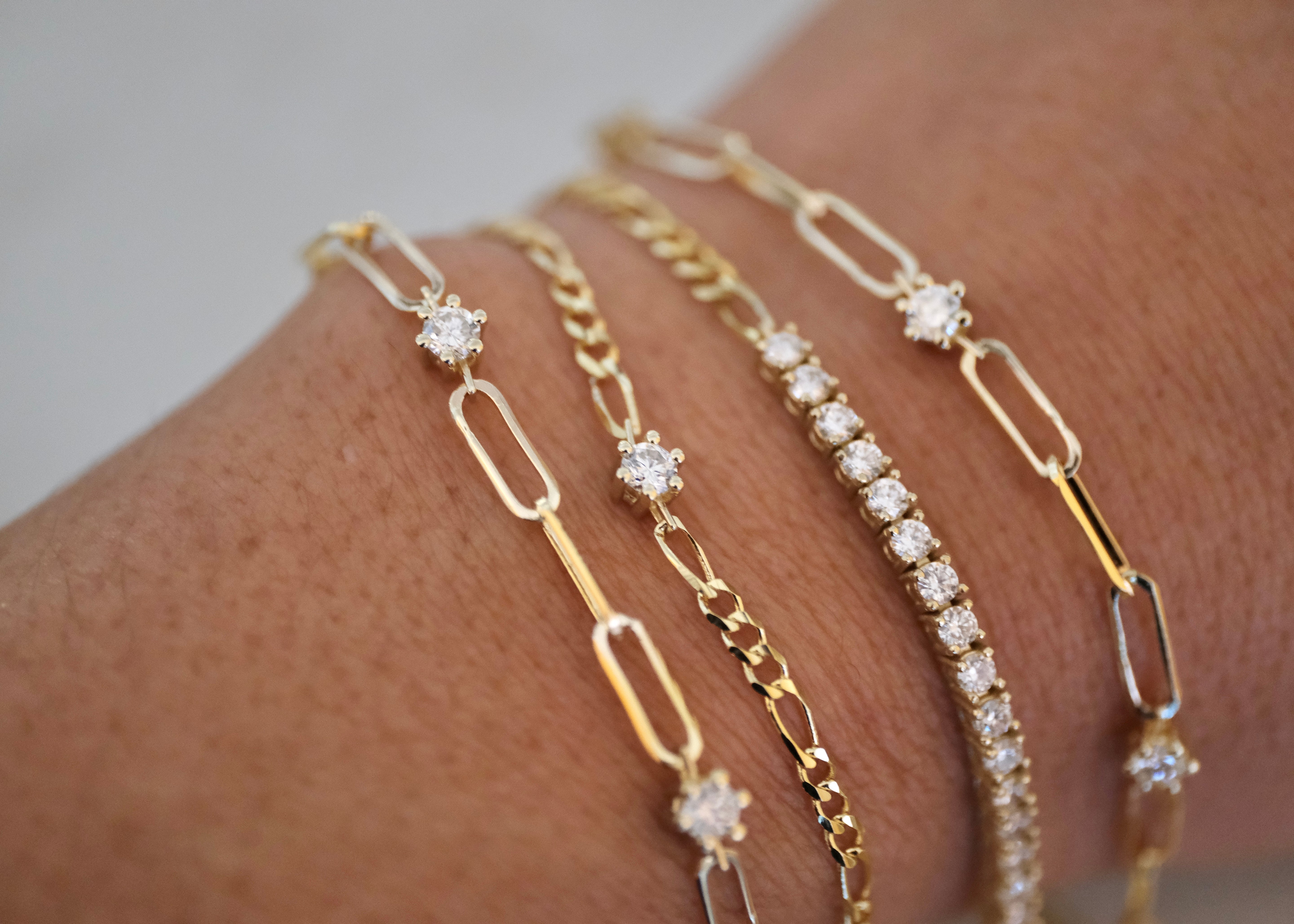 3 Step Diamond Bracelet | OOAK