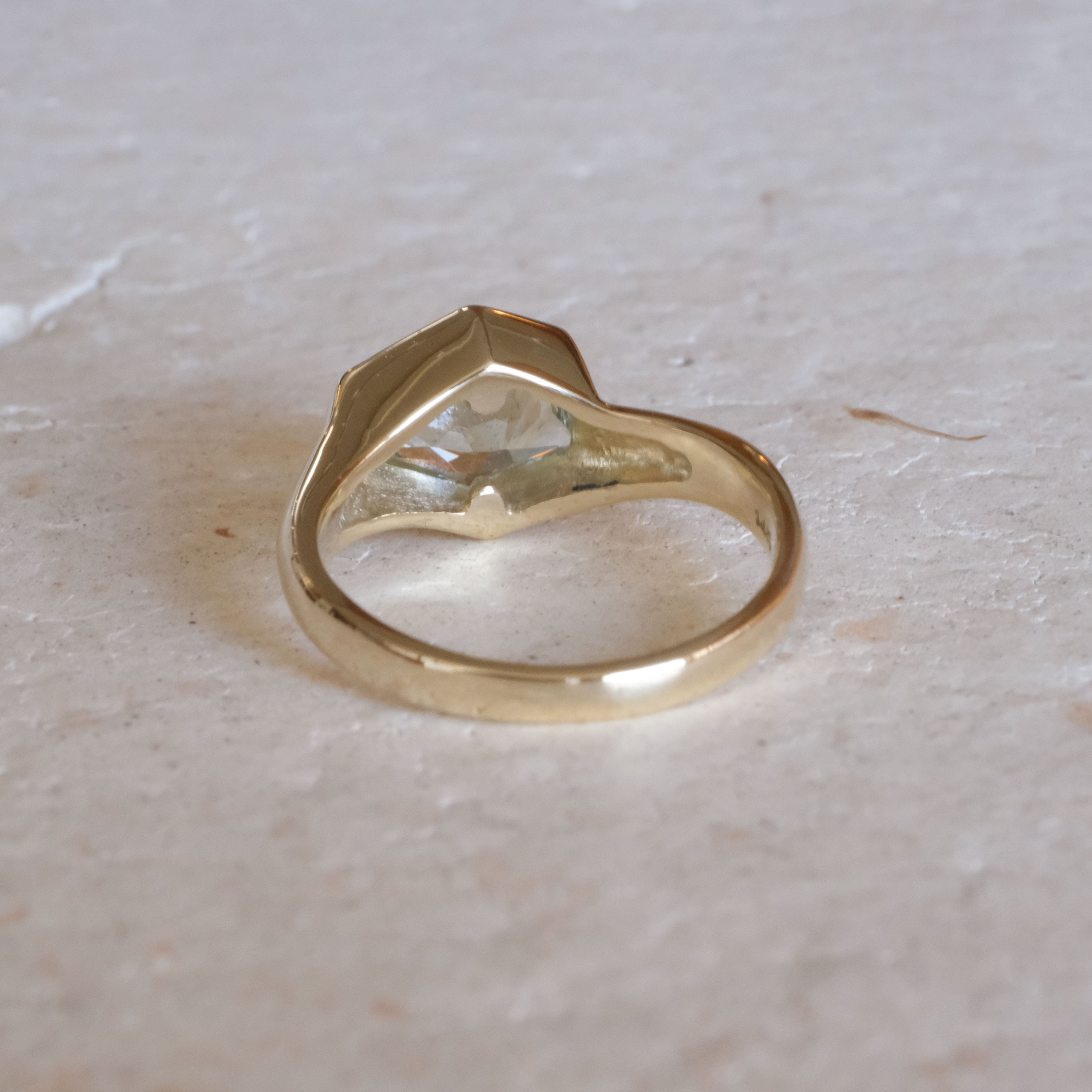 Geo Aquamarine Ring | OOAK