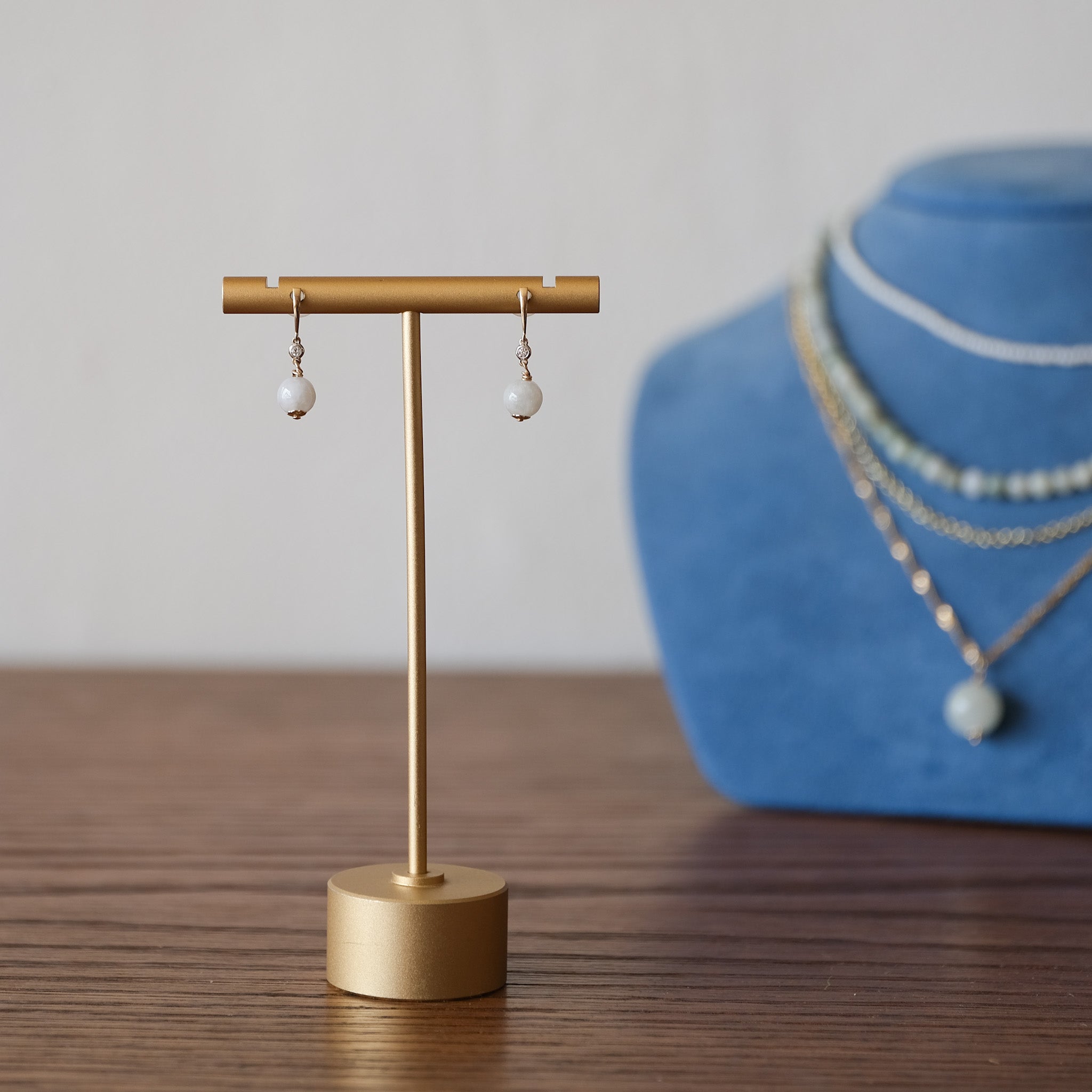 Jade Diamond Earring | OOAK