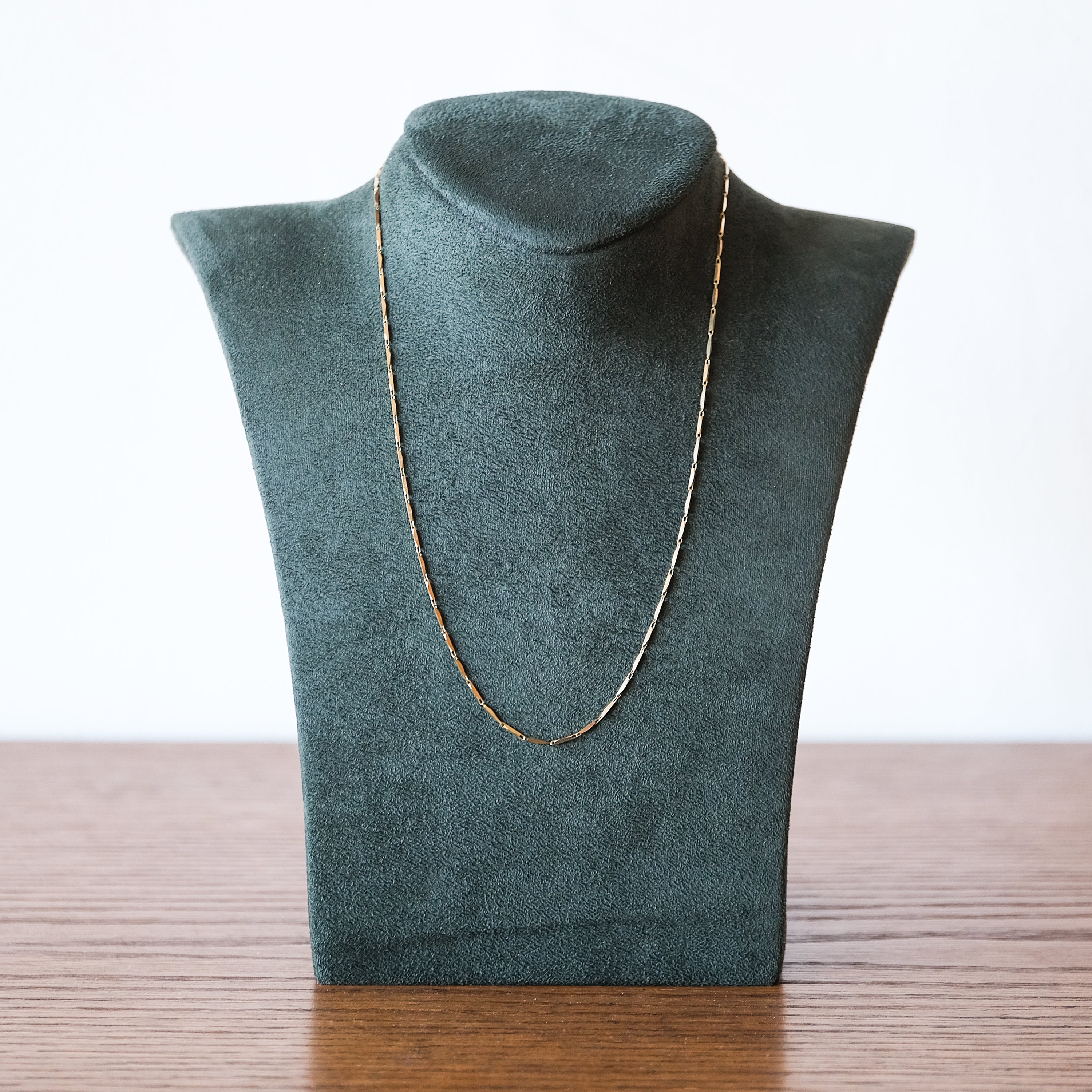 Faceted Bar Link Chain | OOAK