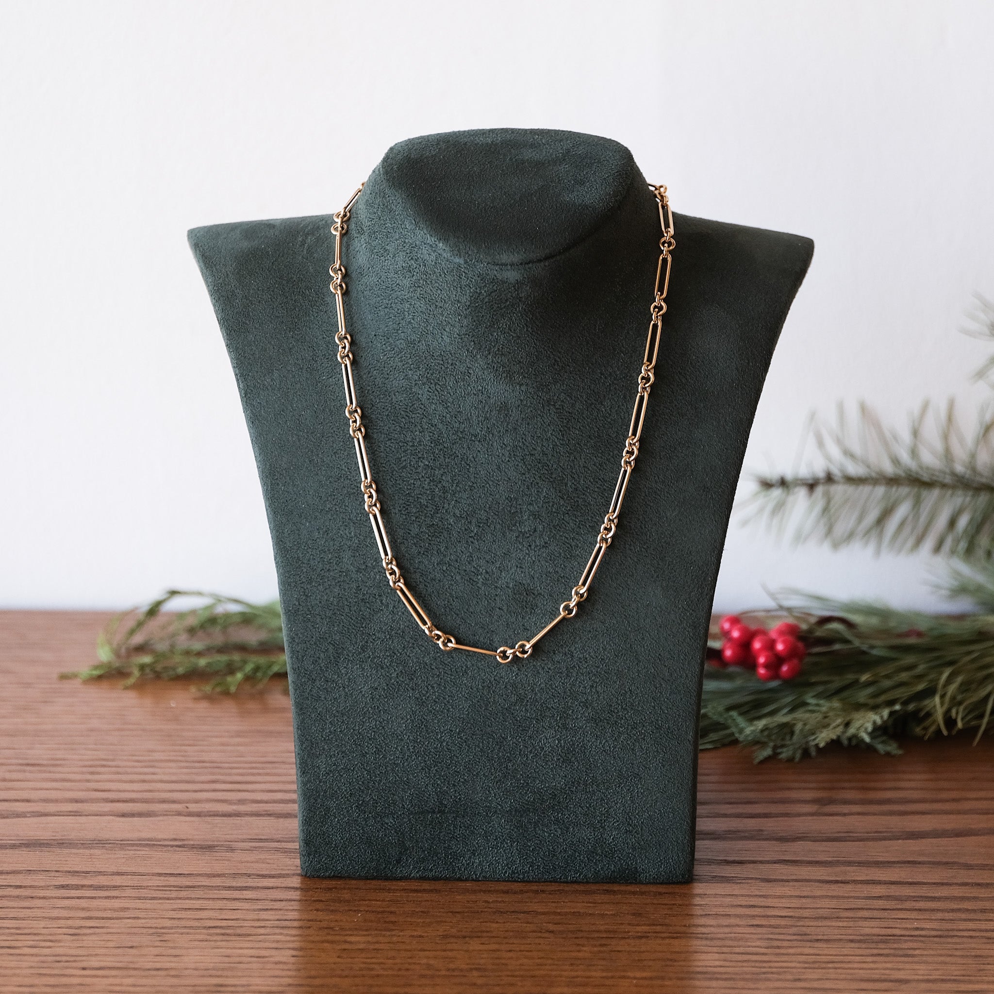 Jumbo Oval and Round Link Necklace | OOAK