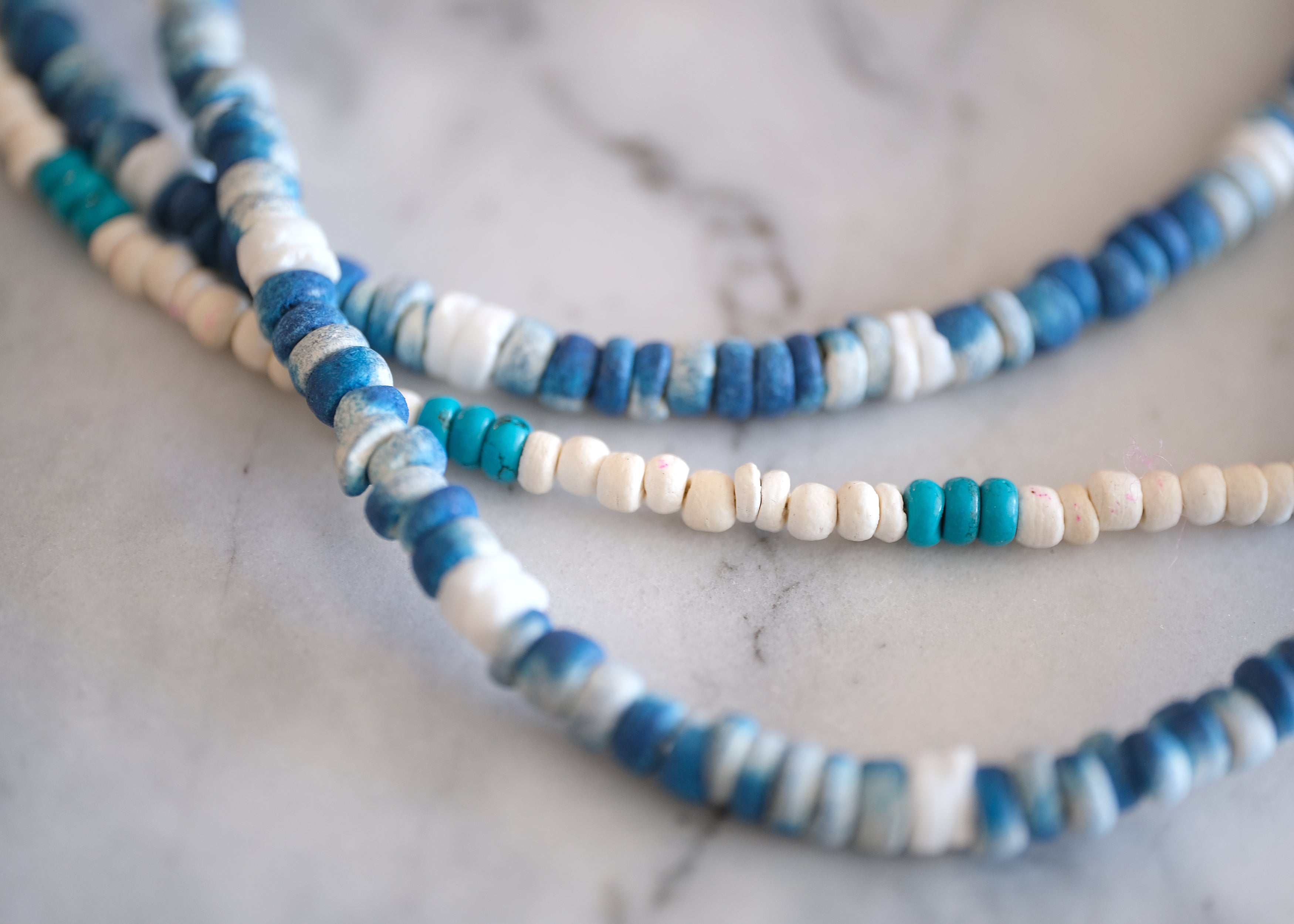 Summer Beaded Necklace | OOAK