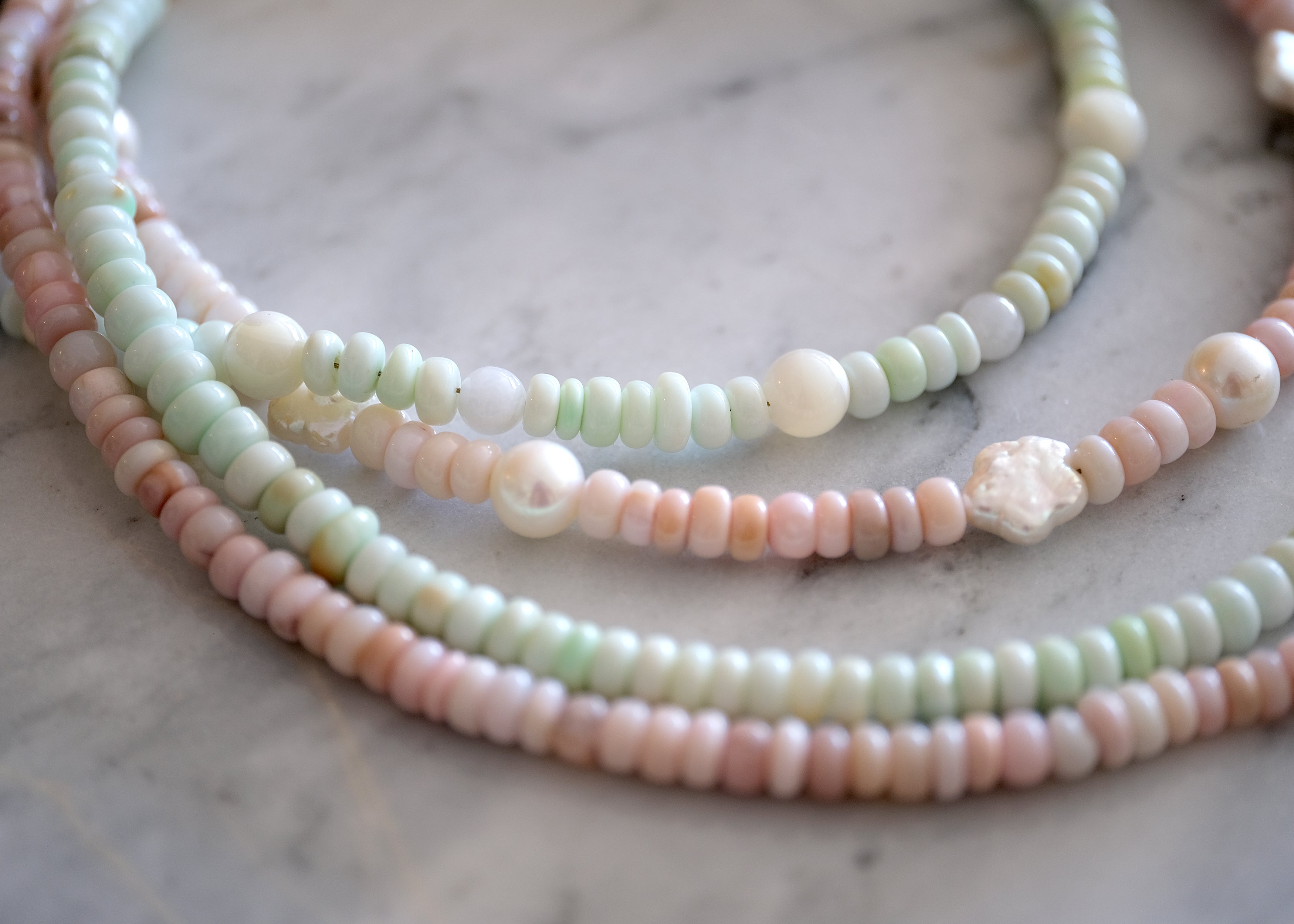 Summer Beaded Necklace | OOAK