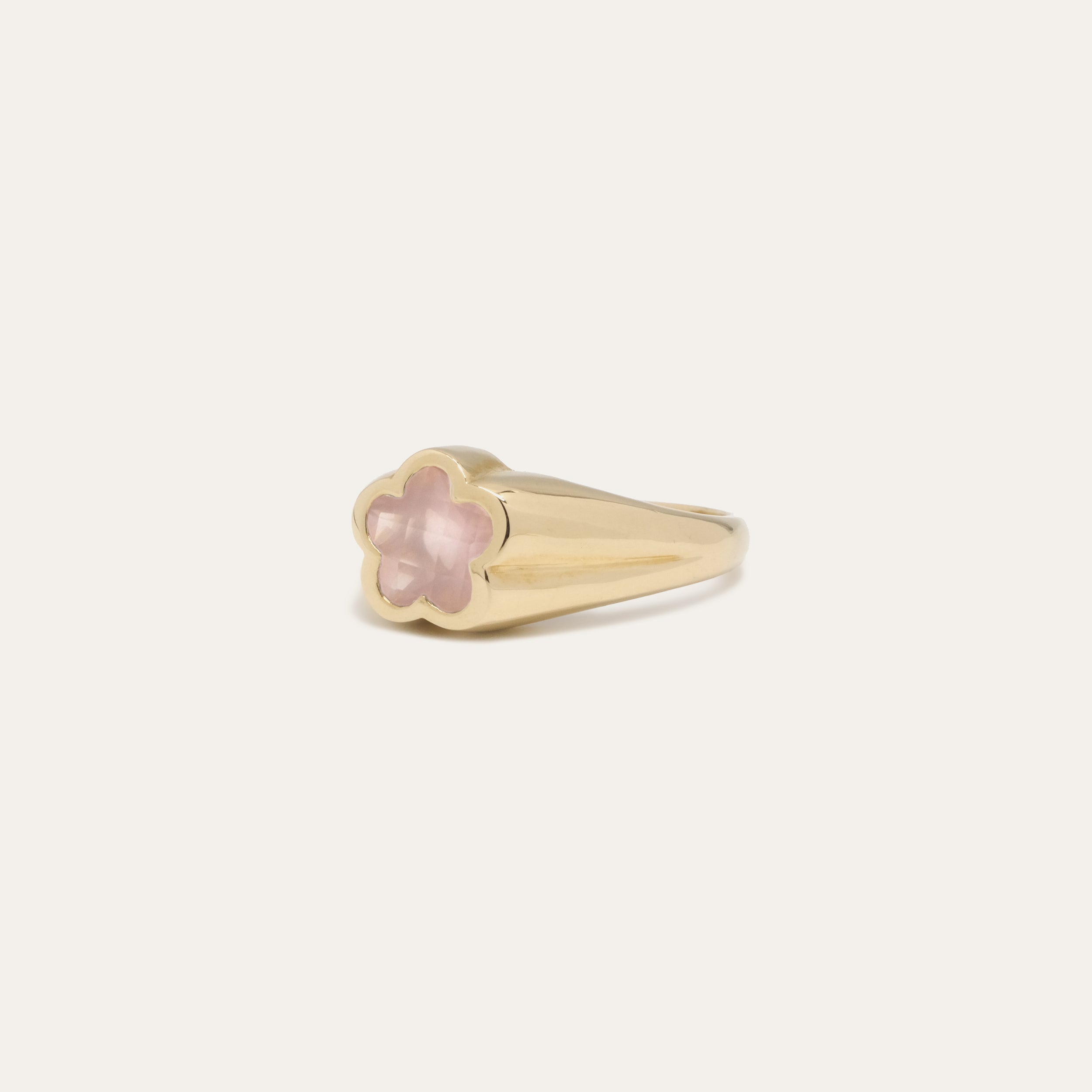 Bezel Flower Ring | Special Order