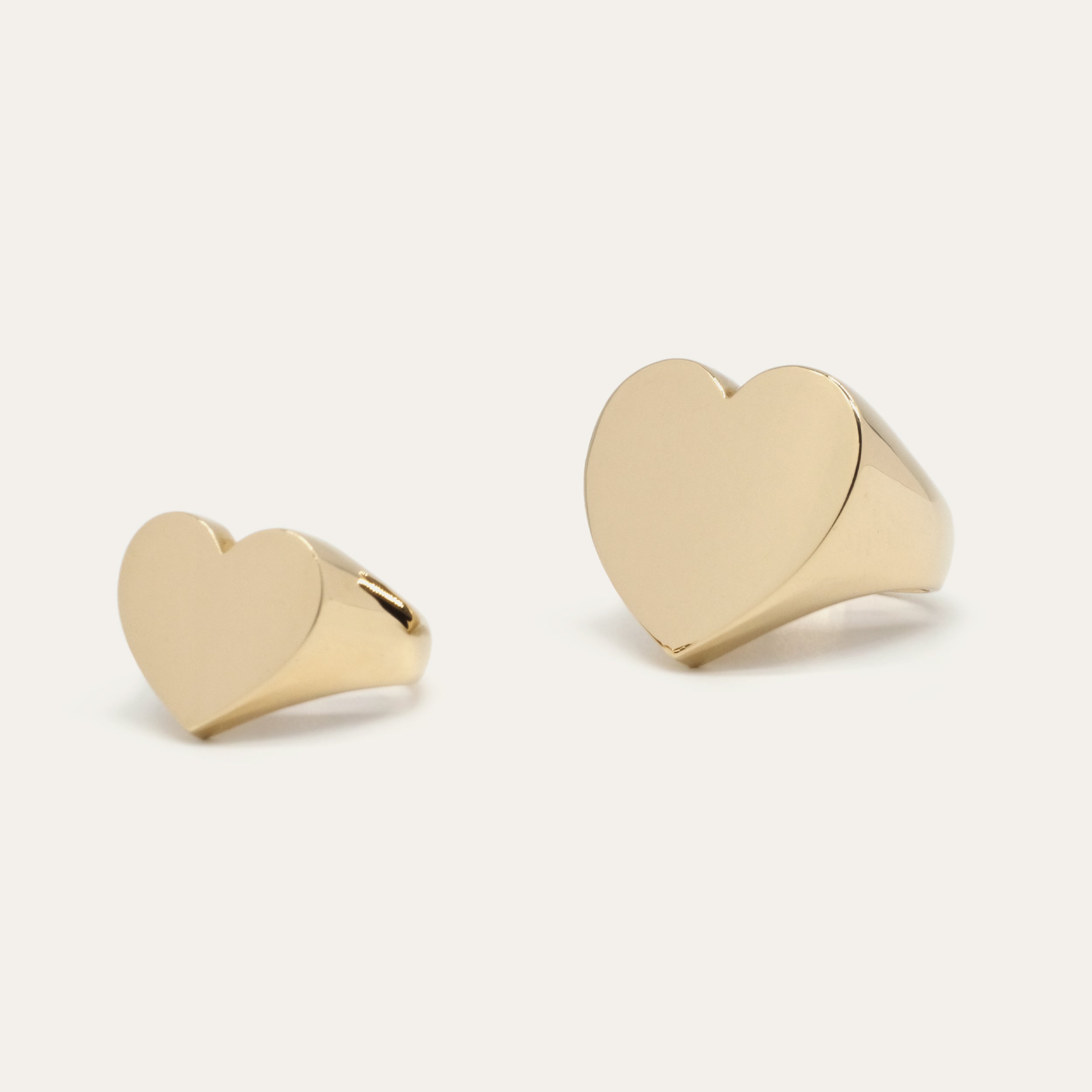 Heart Signet Ring, Small