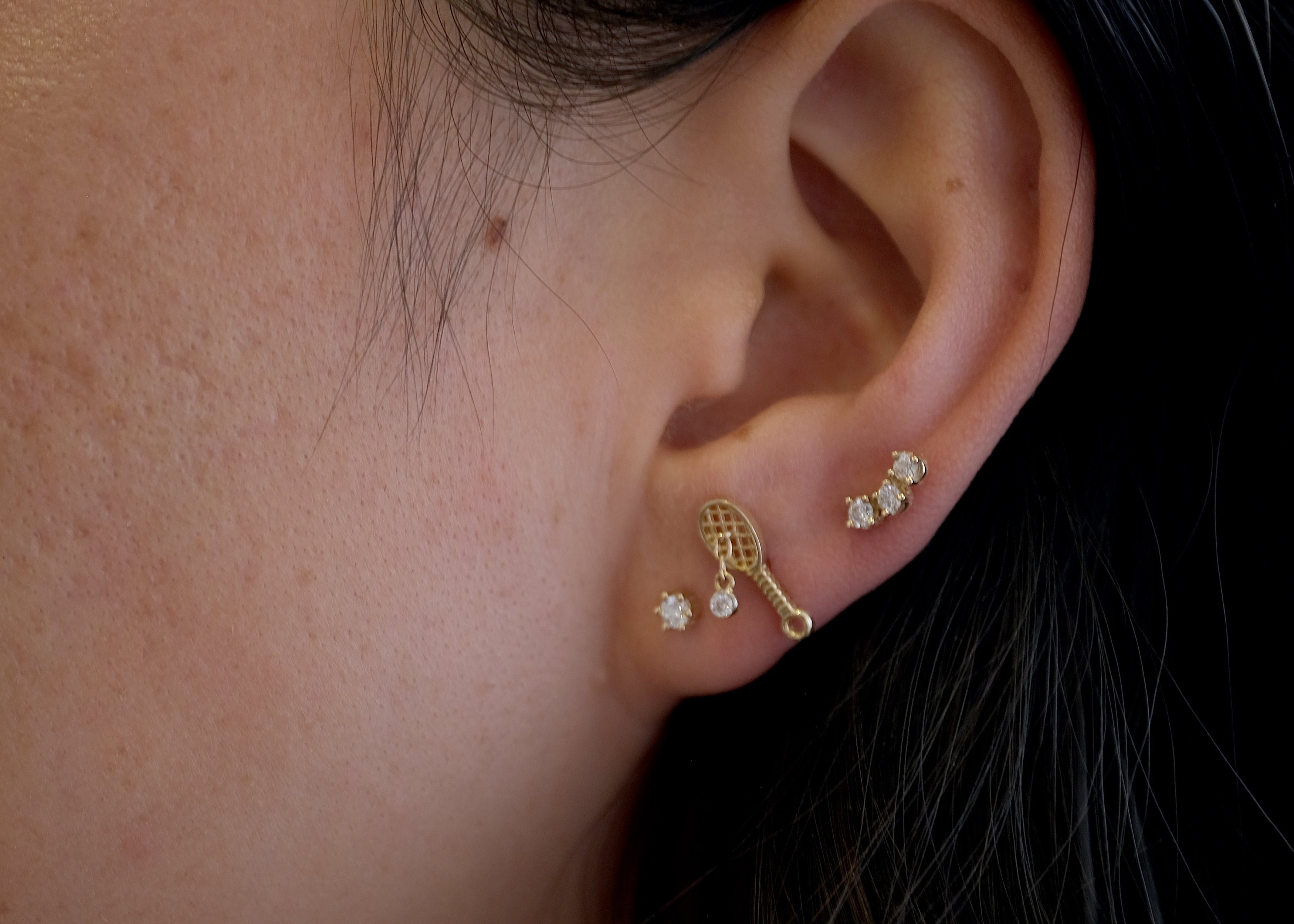 Sister Diamond Earring