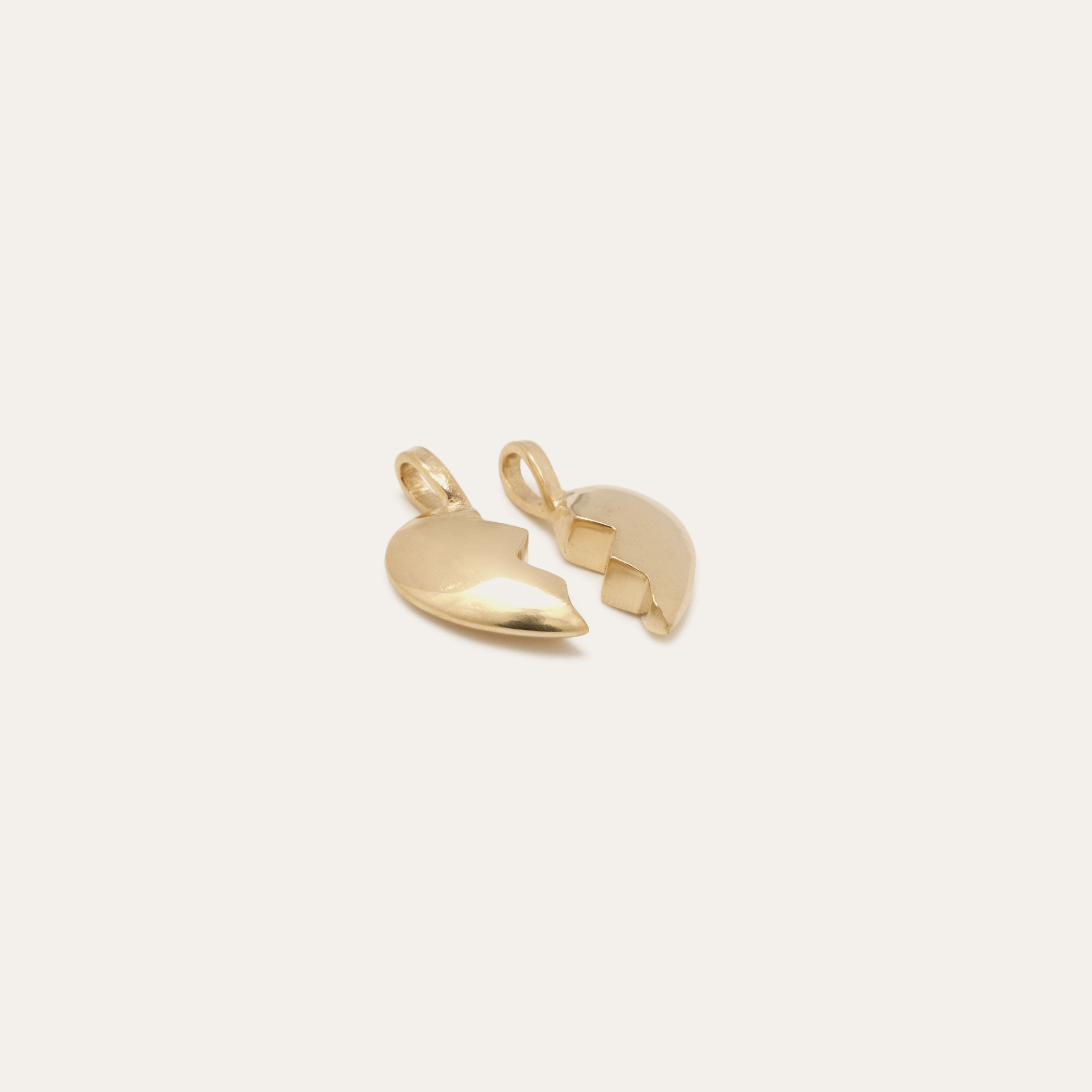 Jumbo Best Friend Heart Charms | OOAK