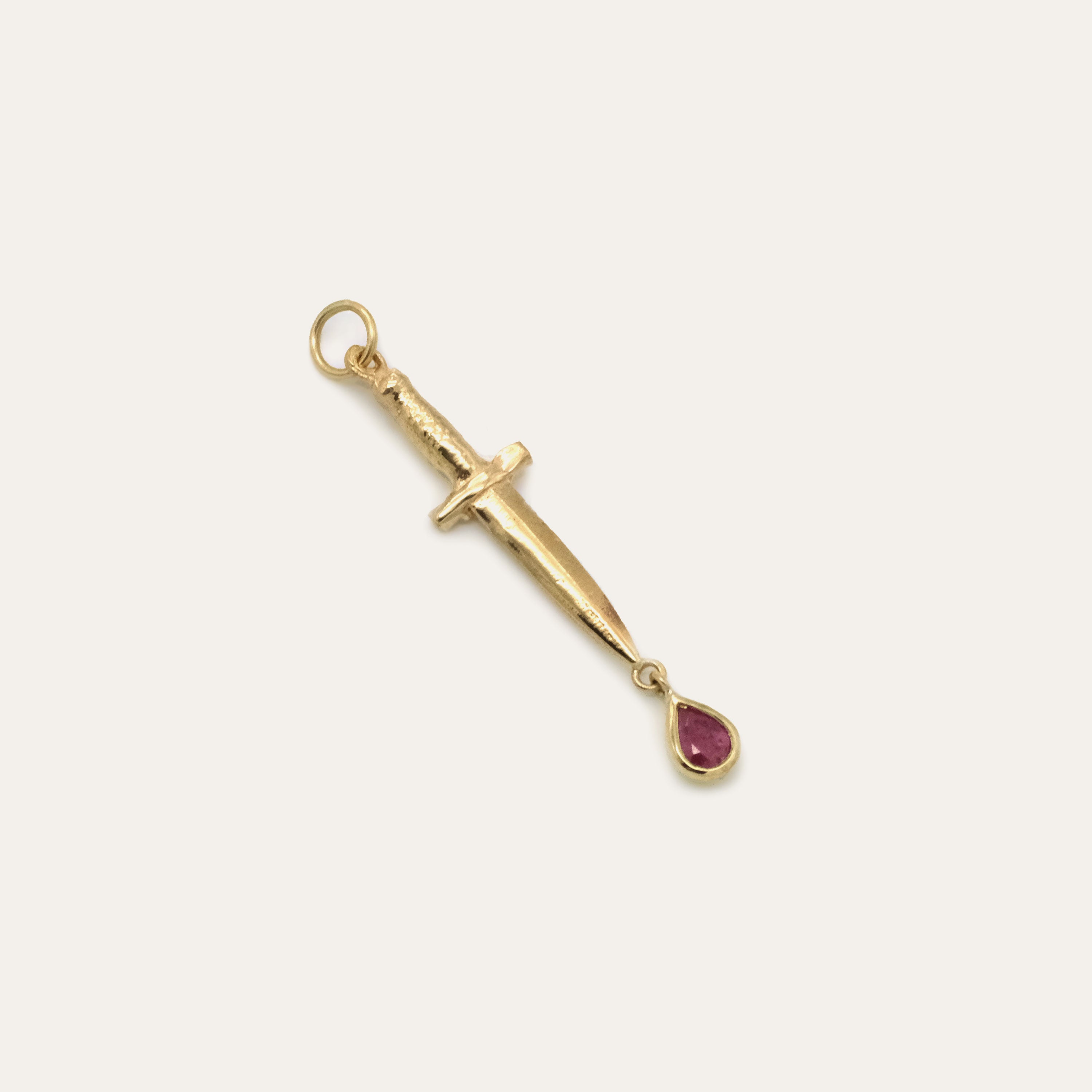 Ruby Sword Charm | OOAK