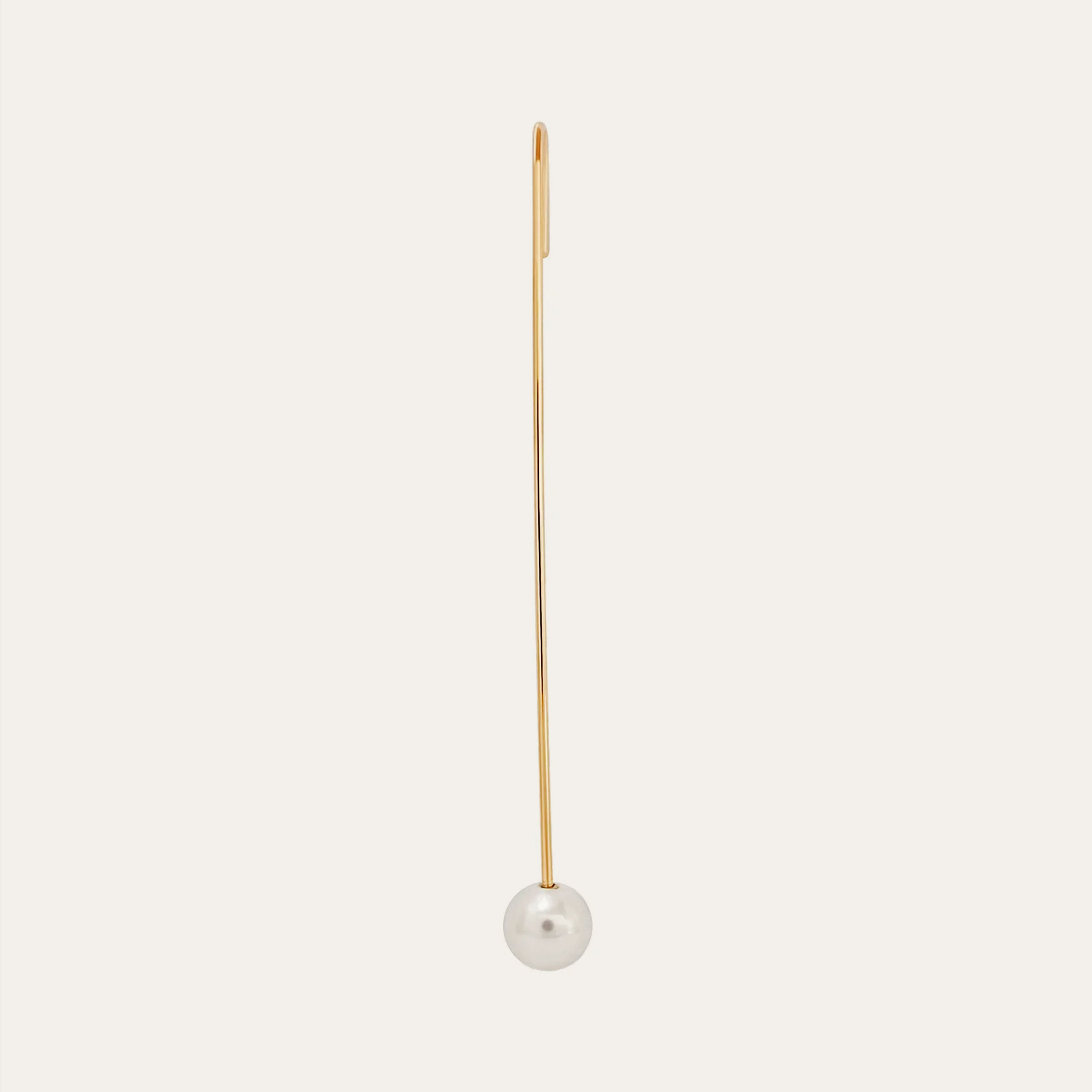 LABULGARA Pearl Drop Needle Earring