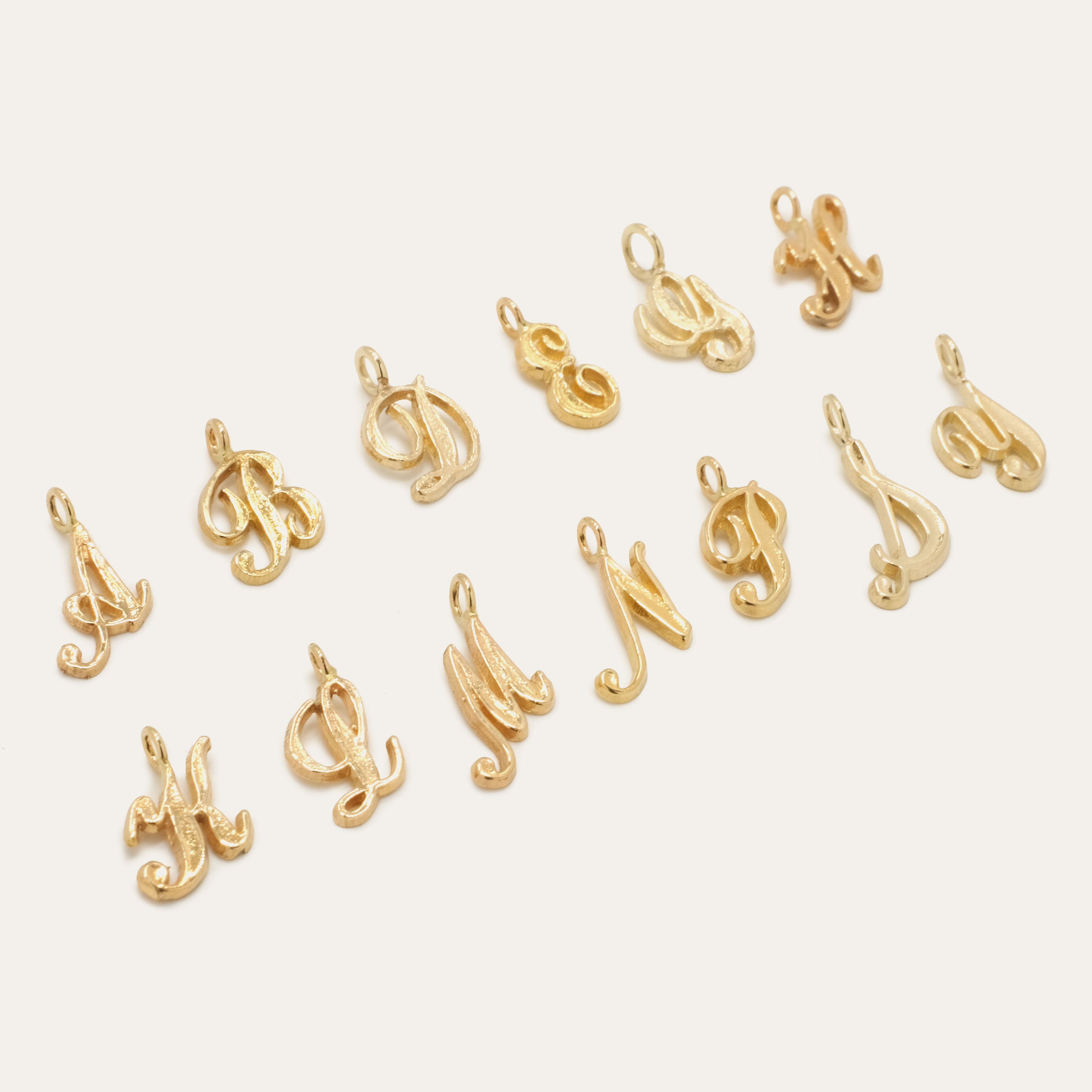 Mini Script Letter Charm | Special Order