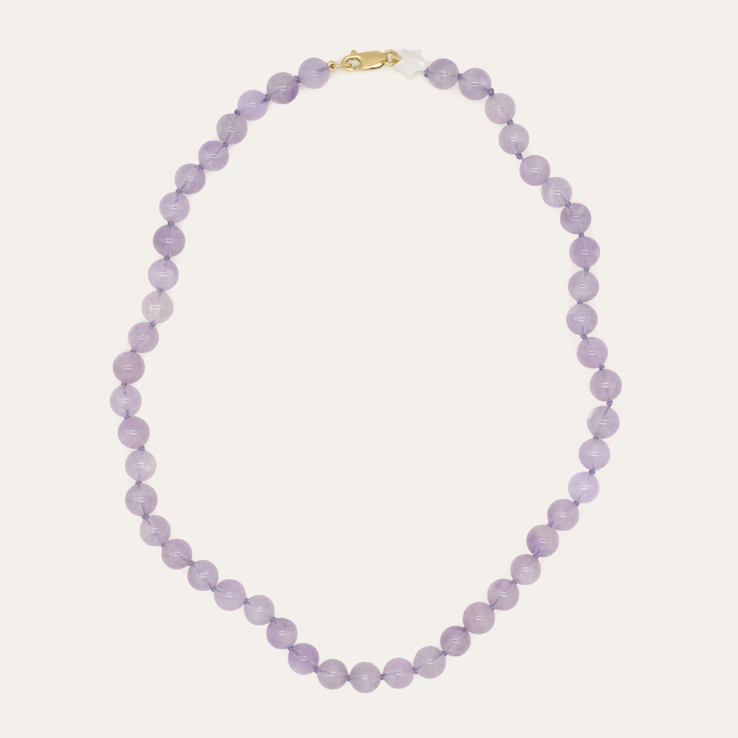 Amethyst Beaded Necklace | OOAK