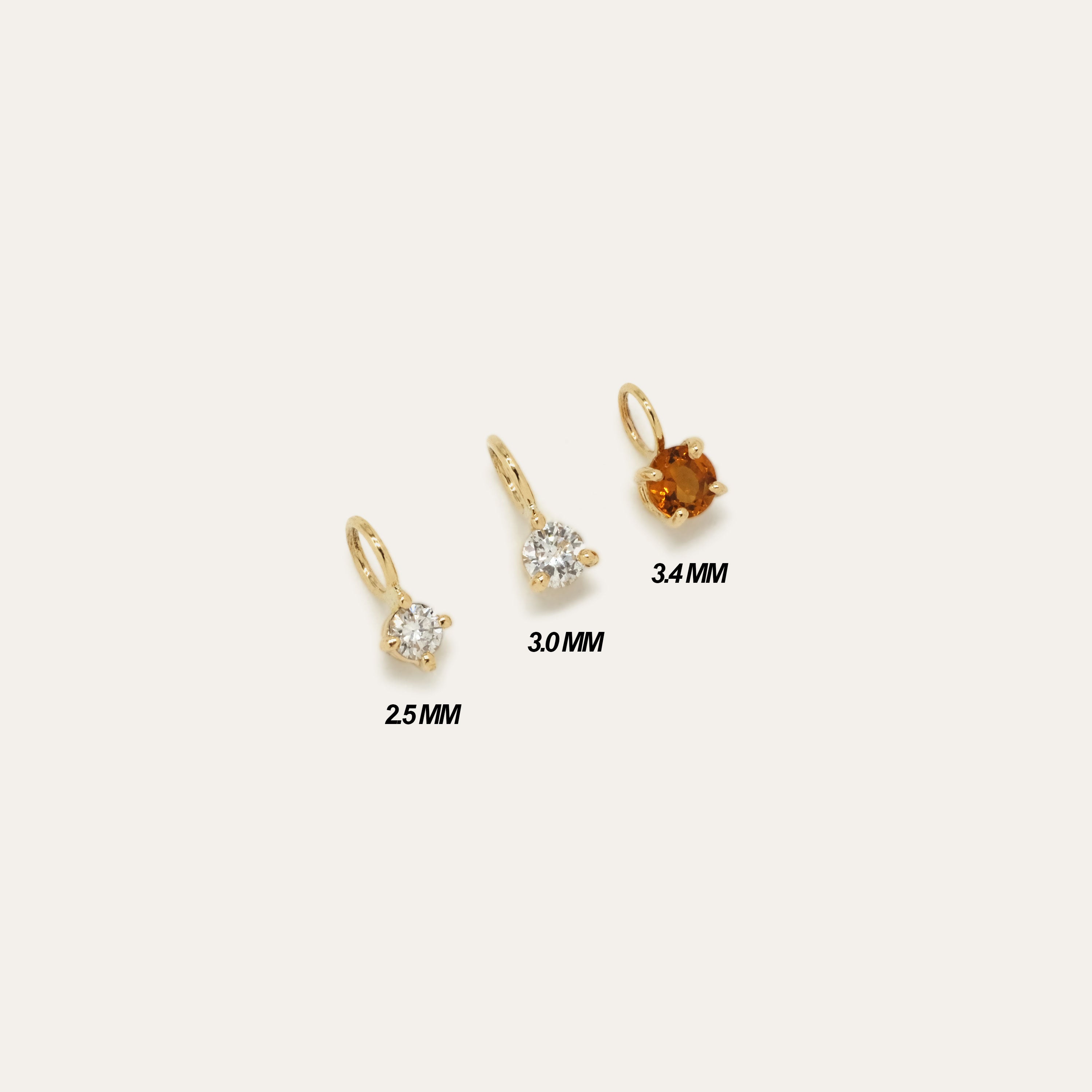 Classic Birthstone Charm | OOAK