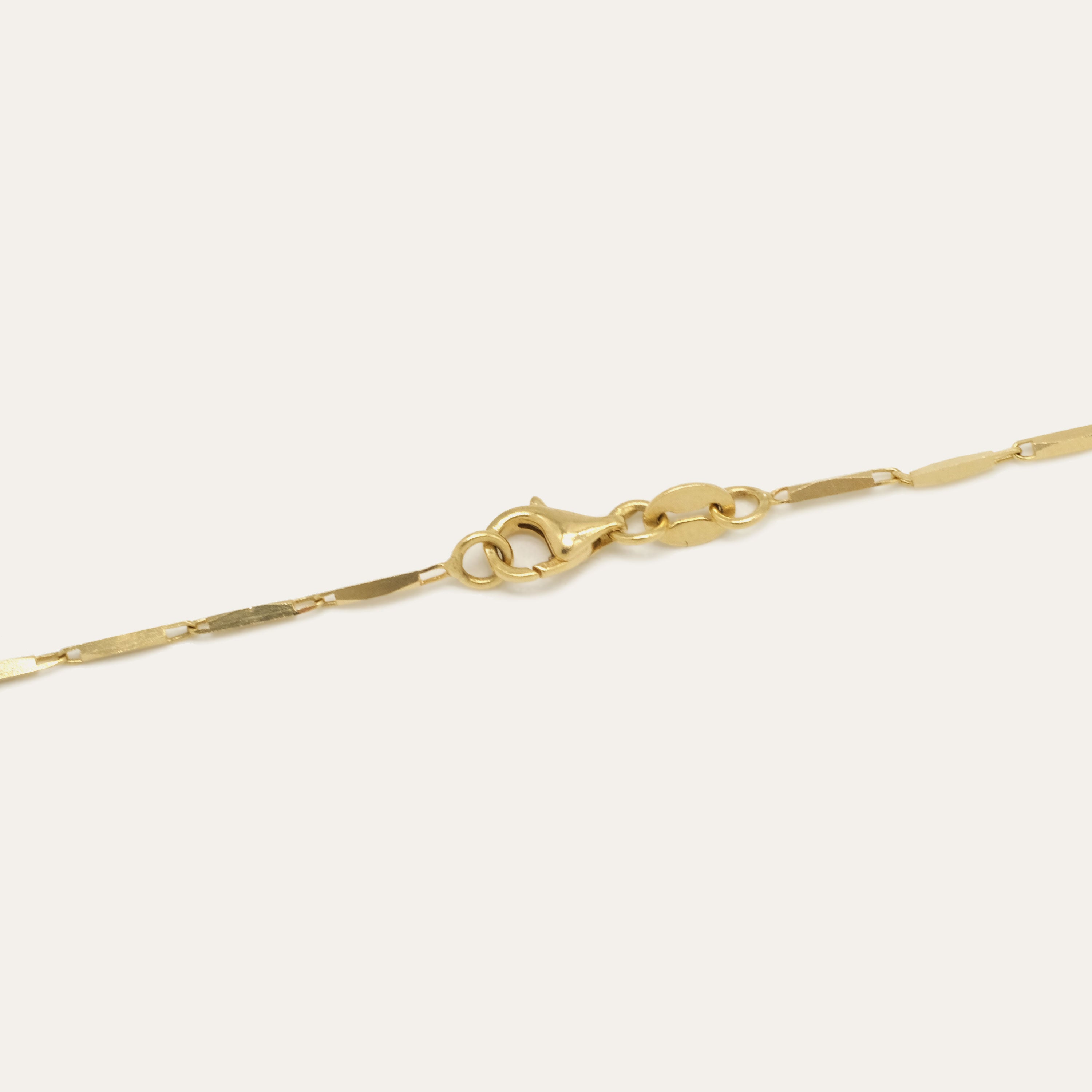 Faceted Bar Link Chain | OOAK