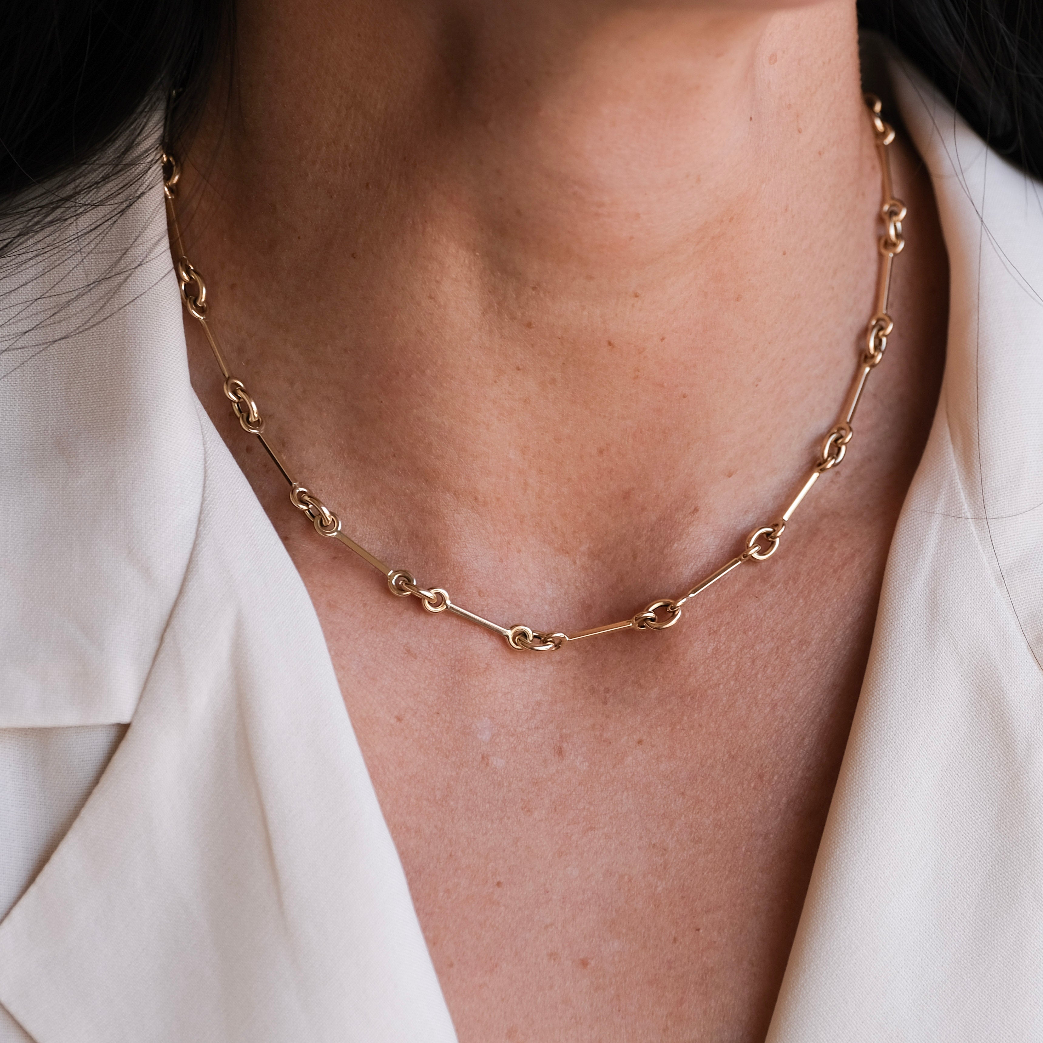 Jumbo Oval Bar Link Chain | OOAK