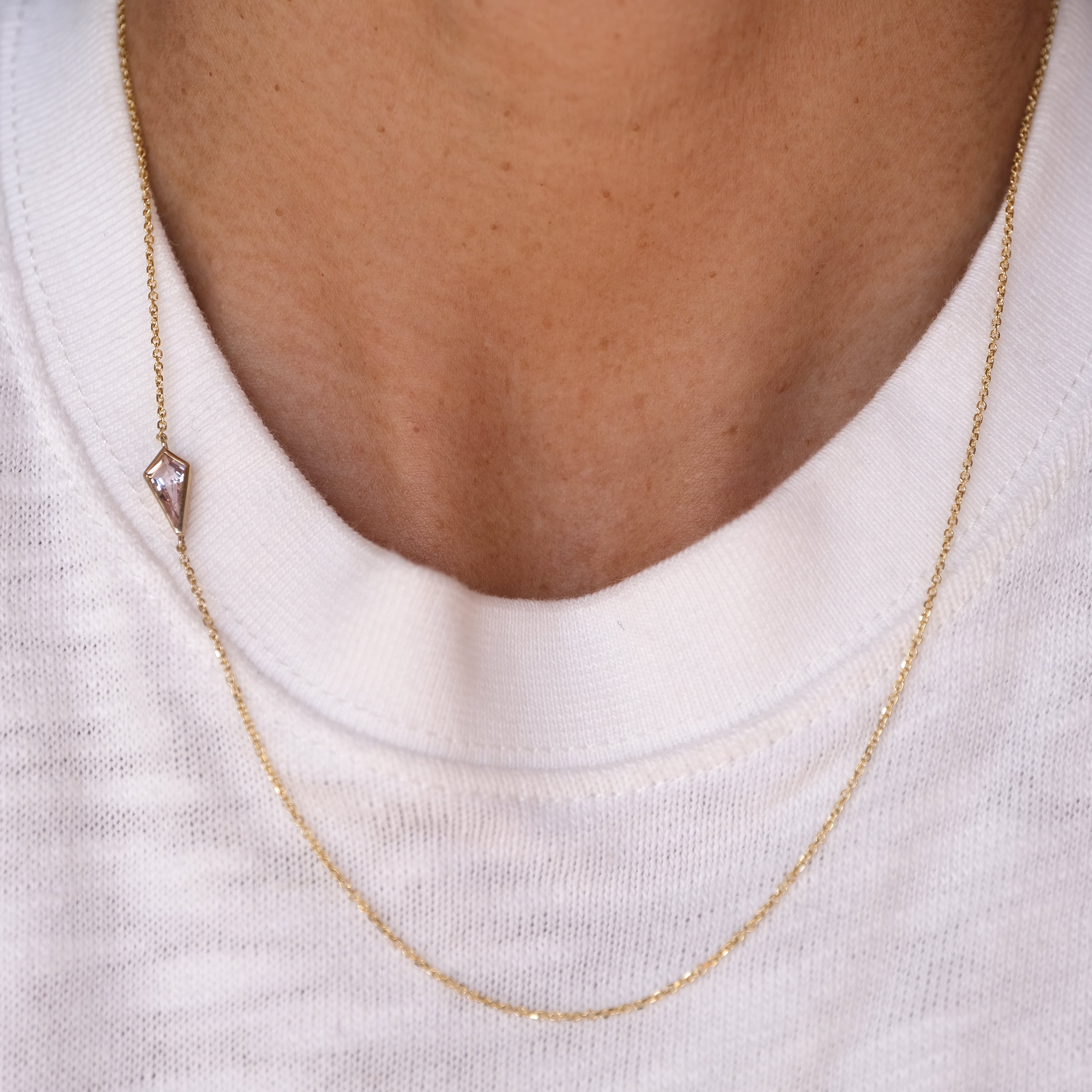 Bezel Kite Necklace | OOAK