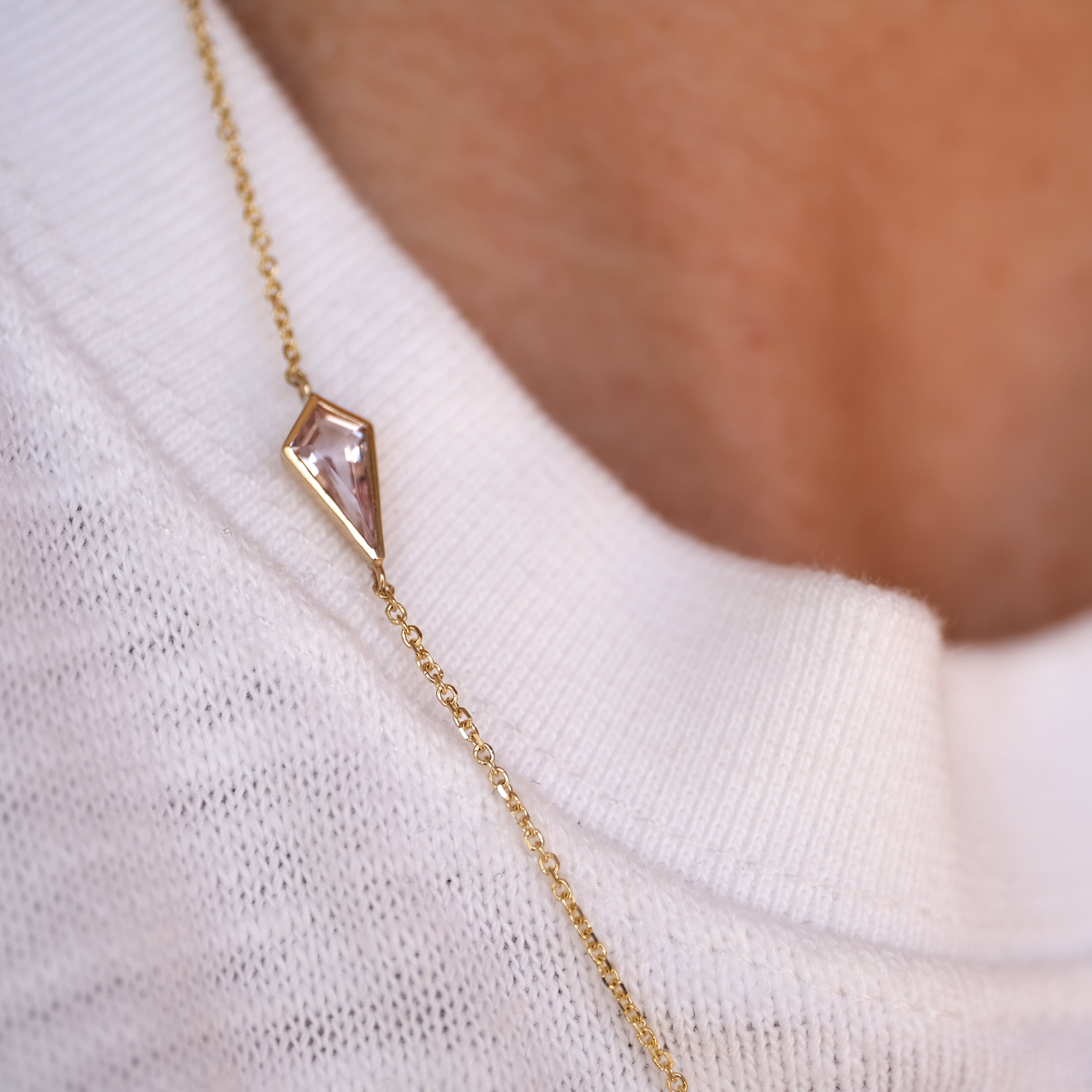 Bezel Kite Necklace | OOAK