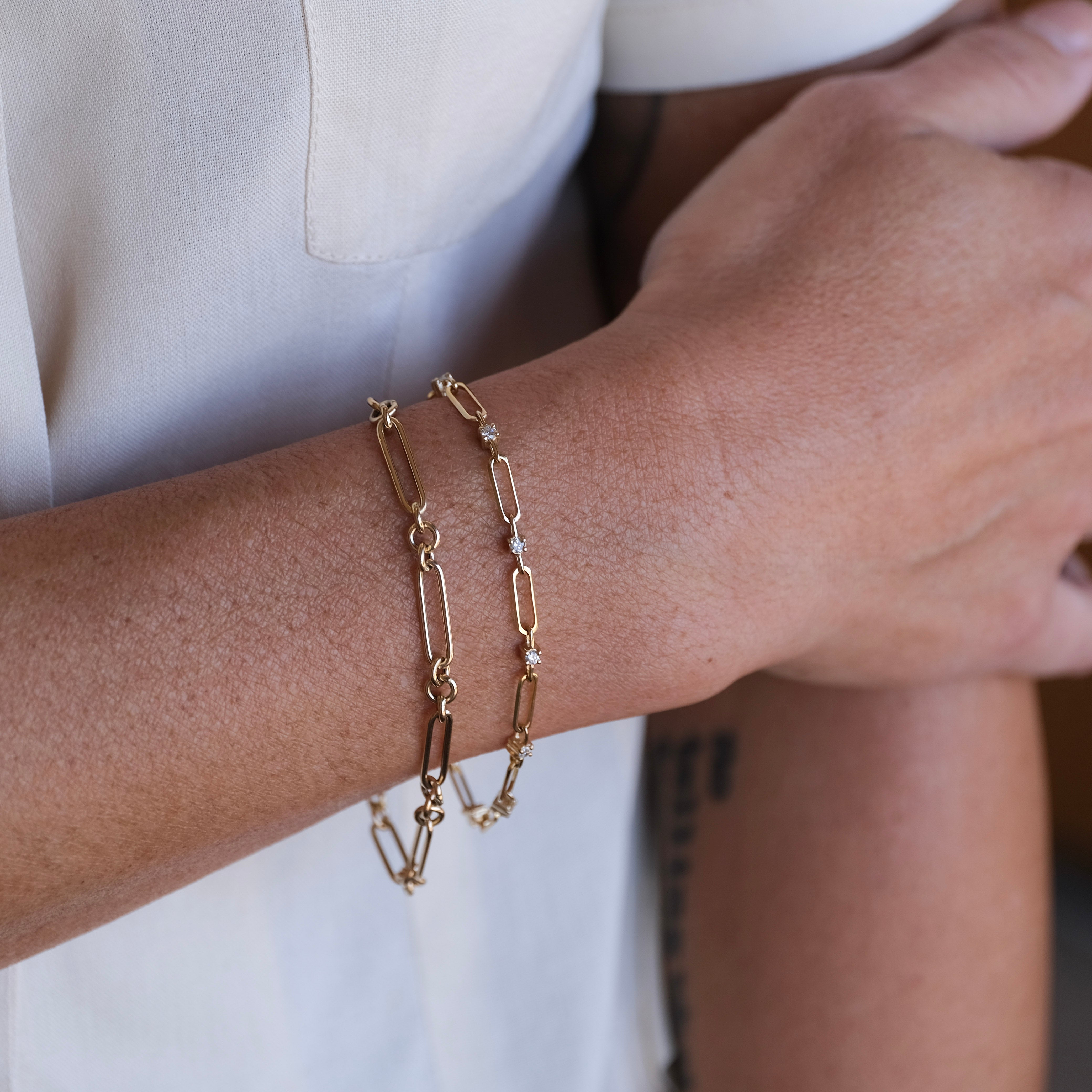 Jumbo Oval and Round Link Bracelet | OOAK