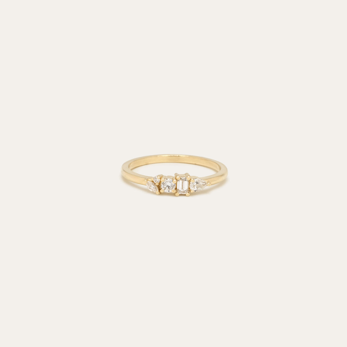 Diamond Mélange Ring | OOAK
