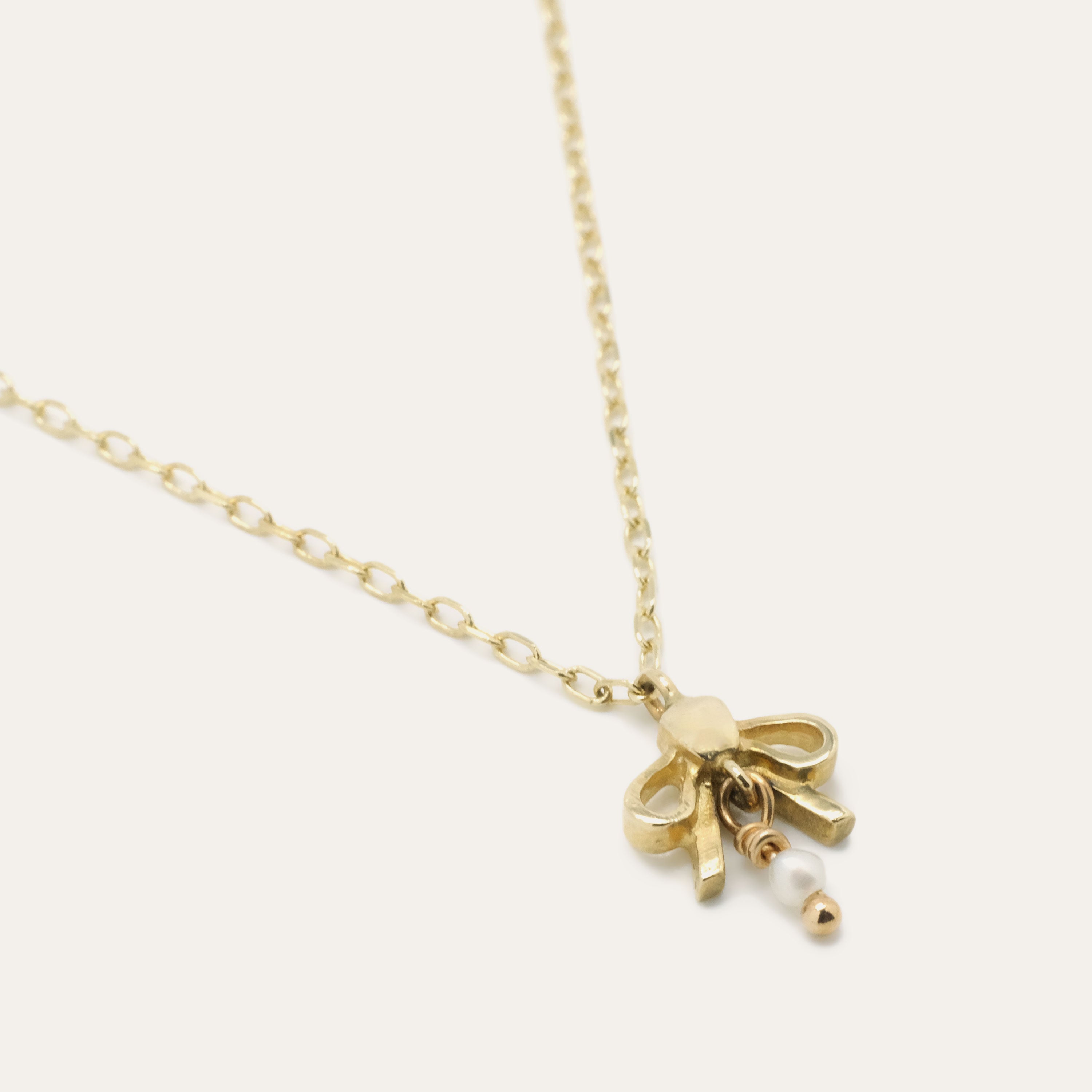 Petit Bow Necklace