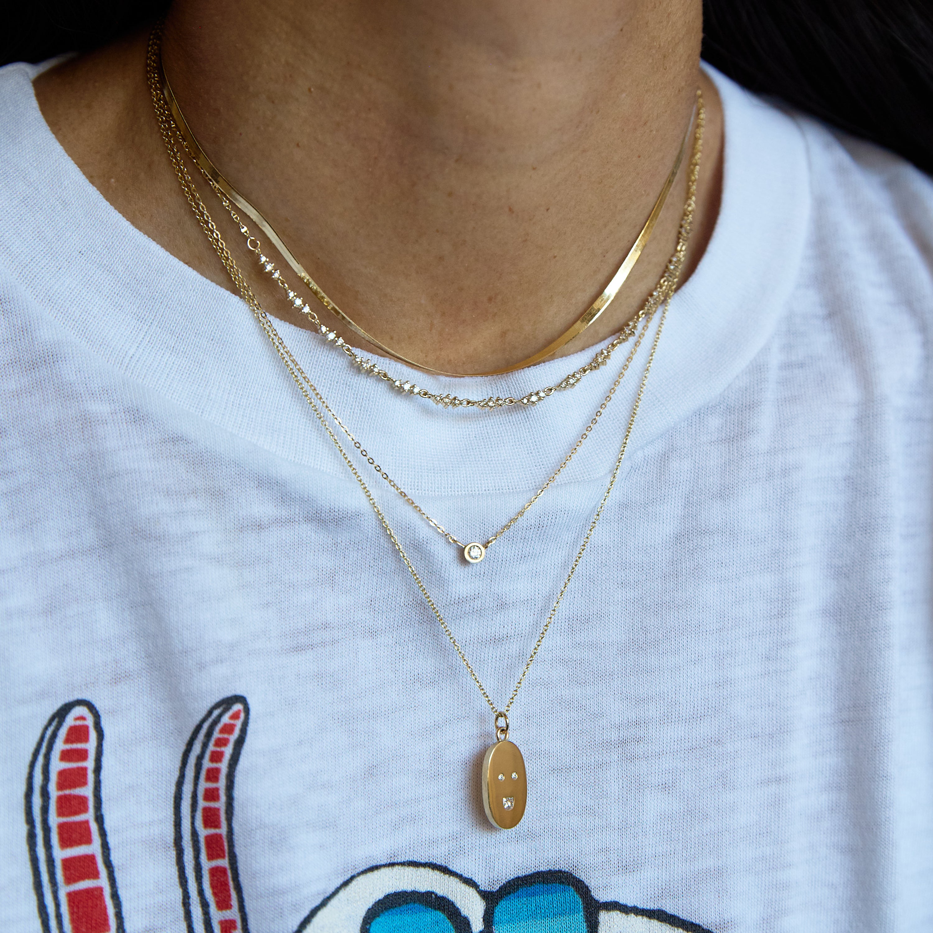 Diamond Smile Charm | OOAK