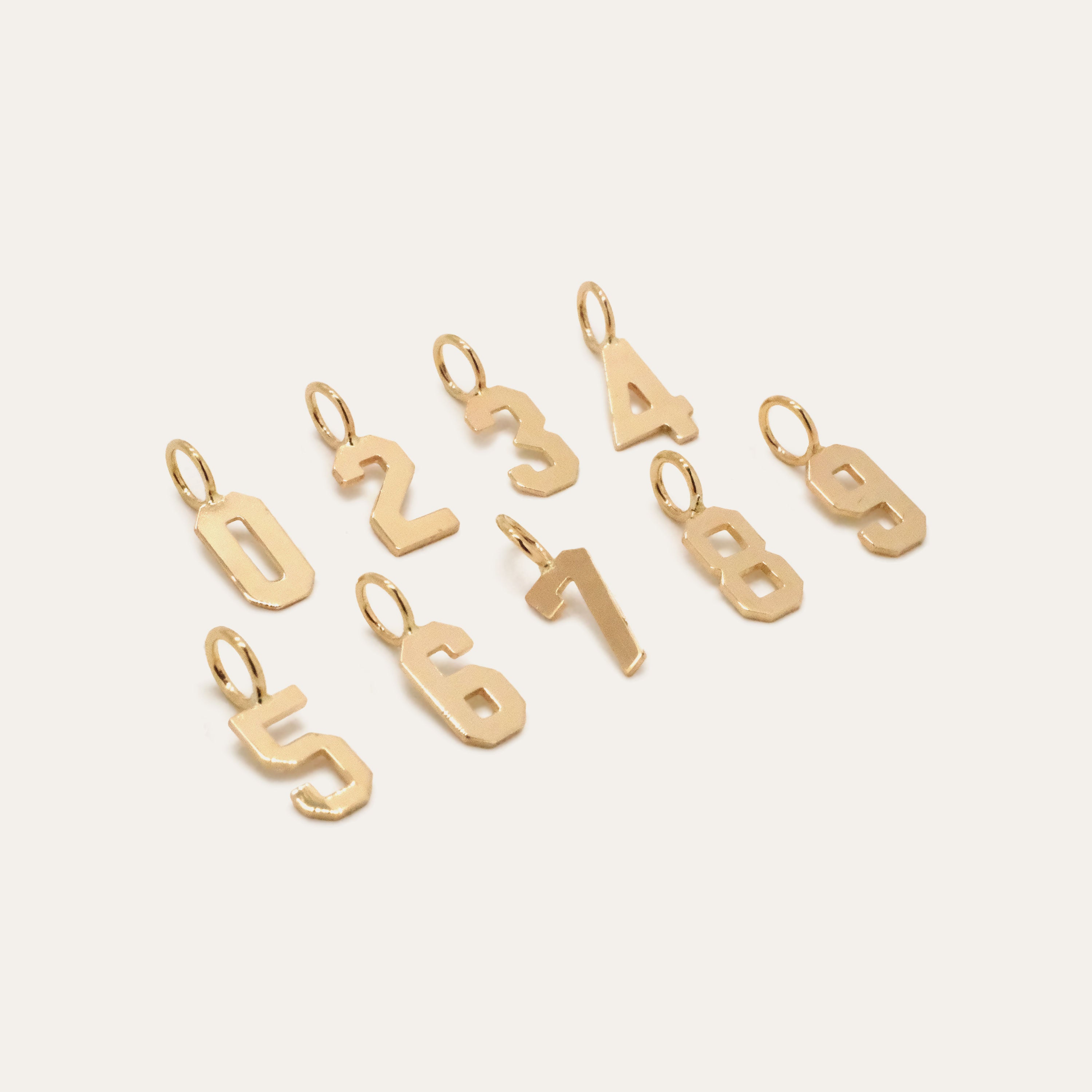 Varsity Number Charm | Special Order