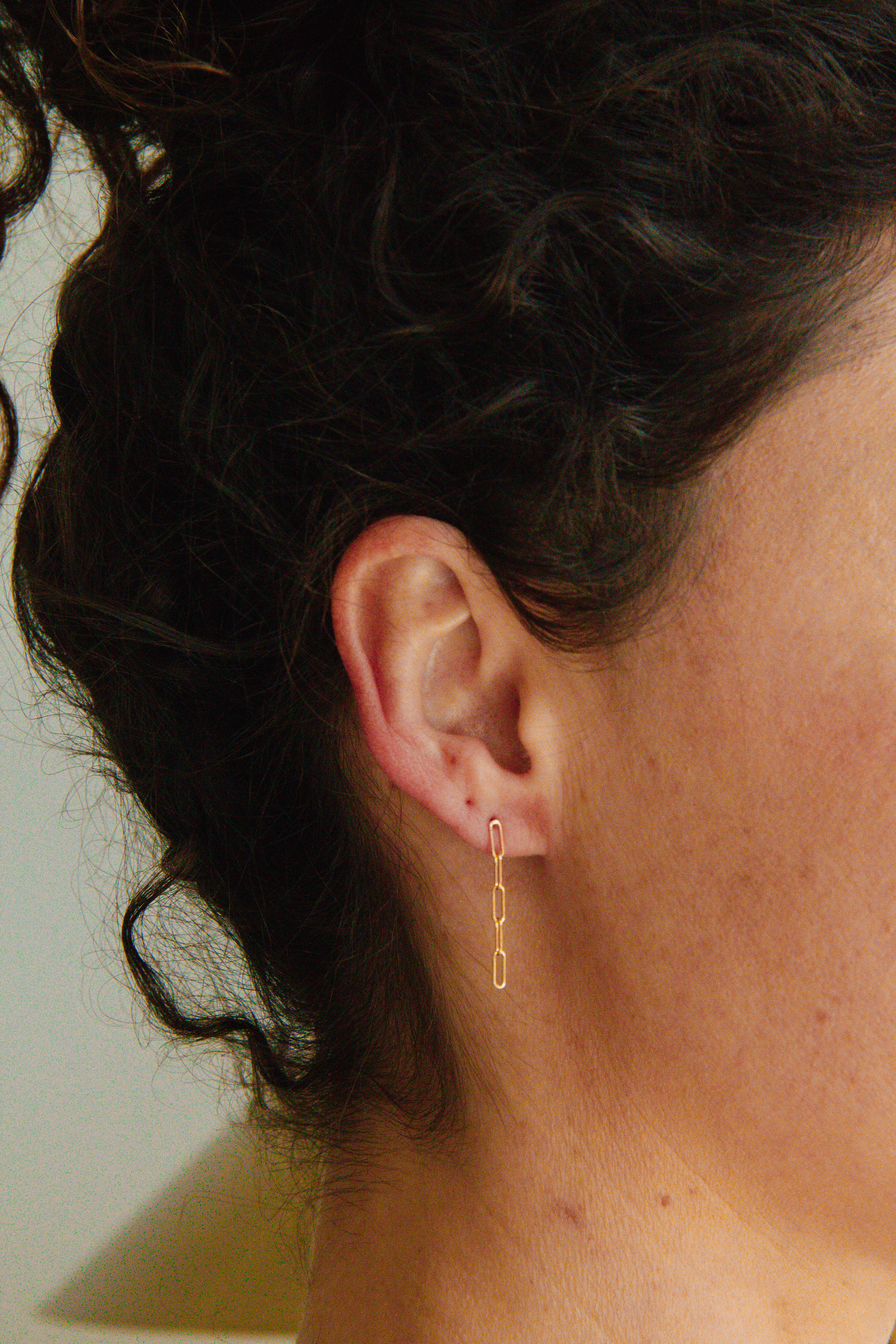 Brick Drop Earrings