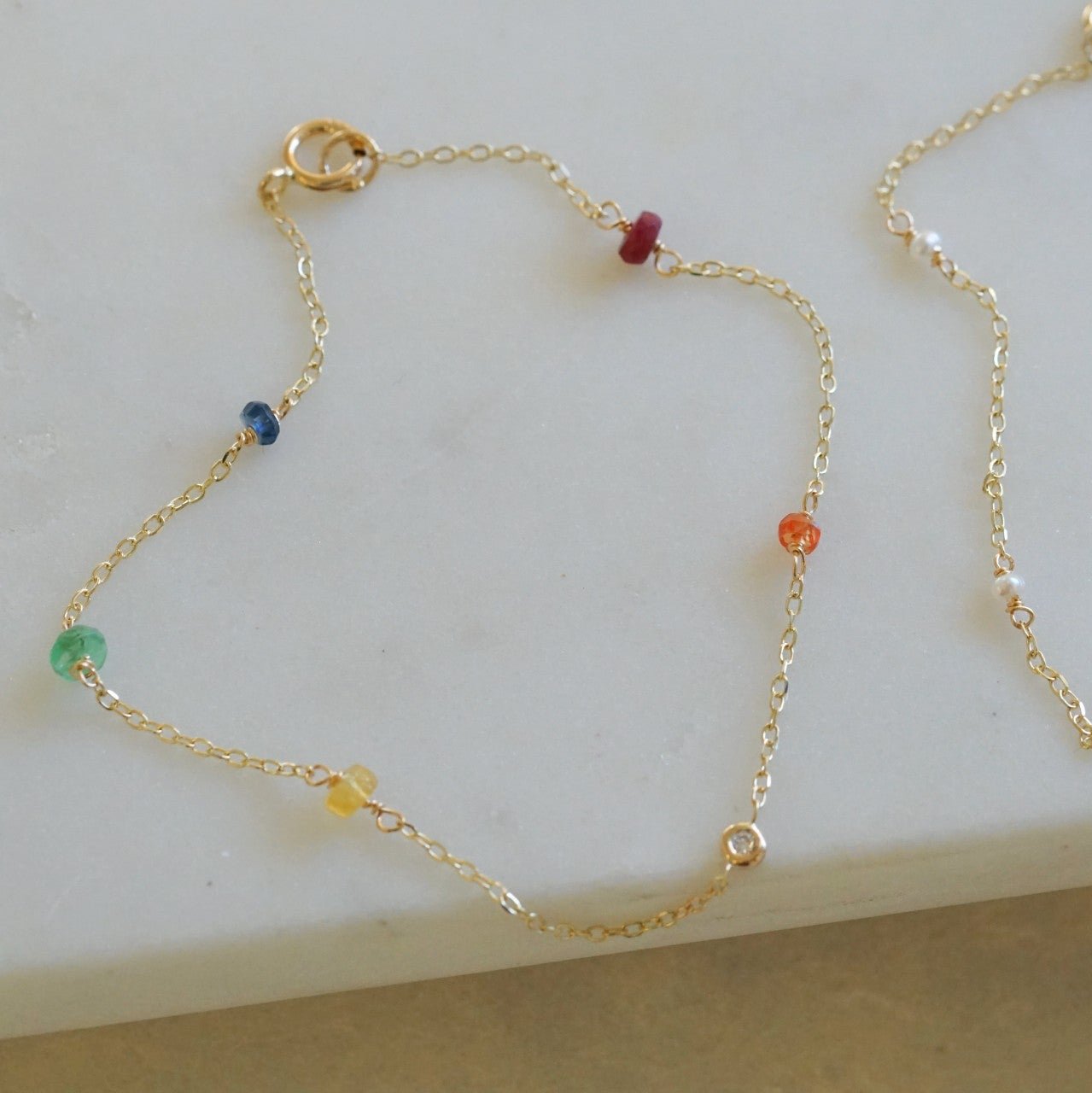 Rainbow Diamond Bracelet