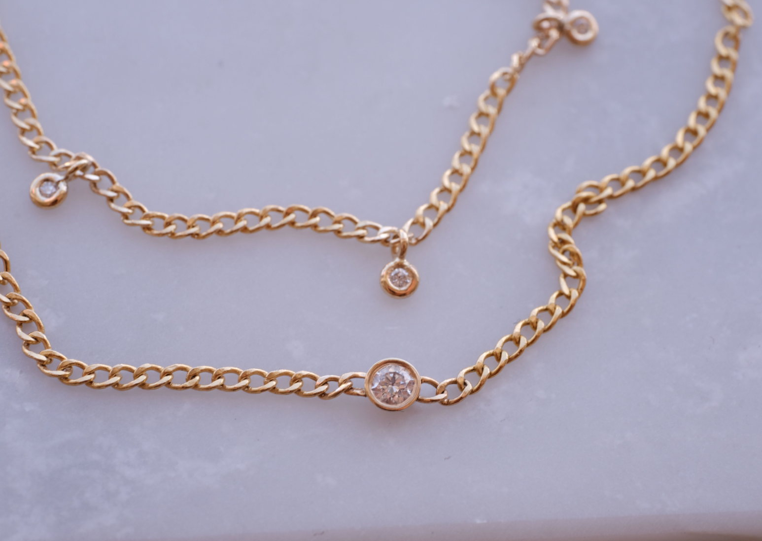 Greg Diamond Shaker Necklace