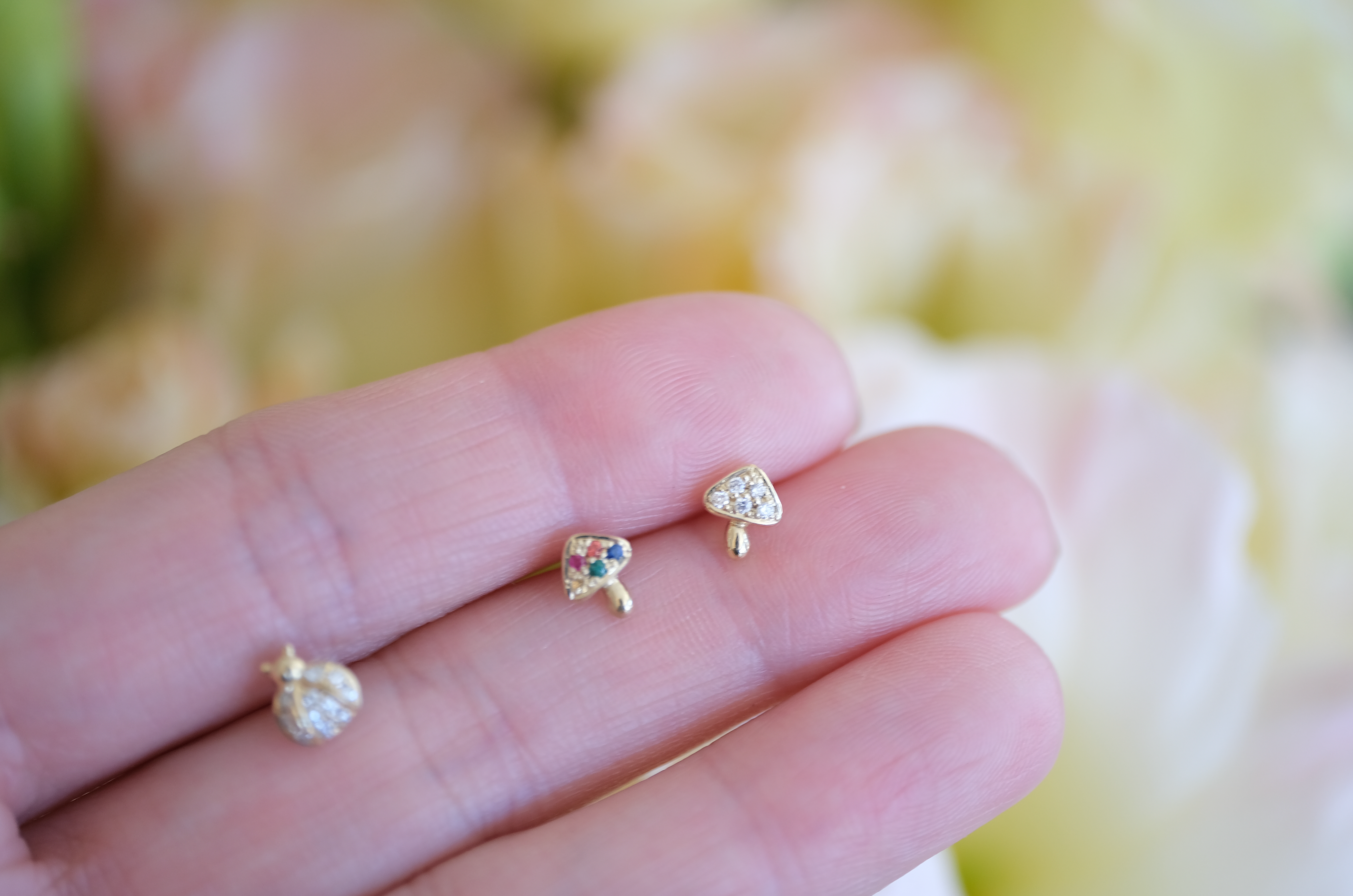 Good Luck Ladybug Earring