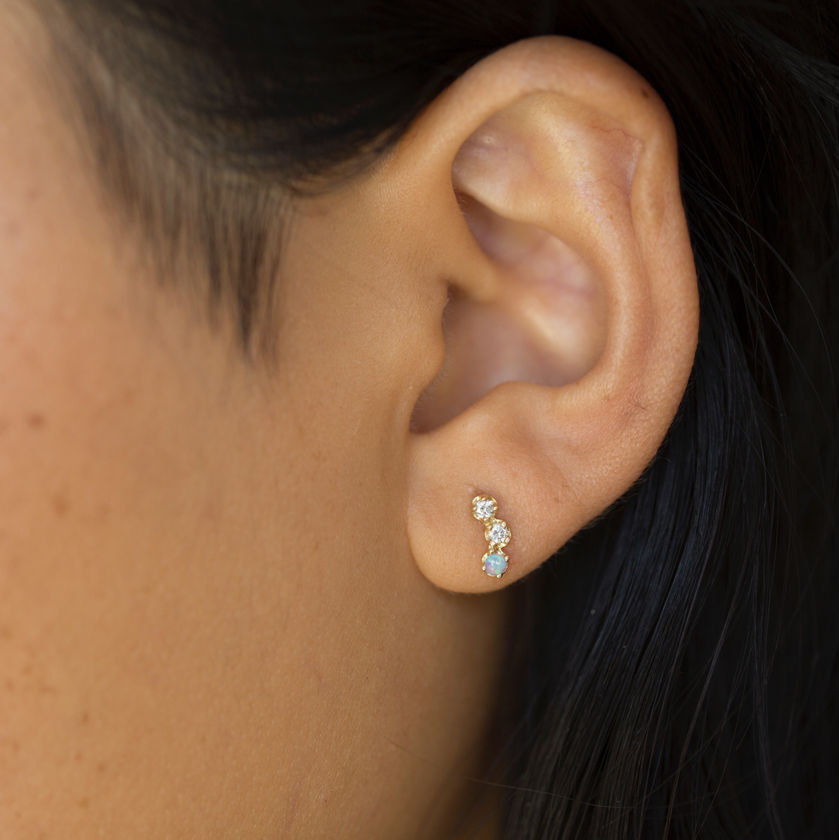 Sister Diamond Earring | Ready To Ship