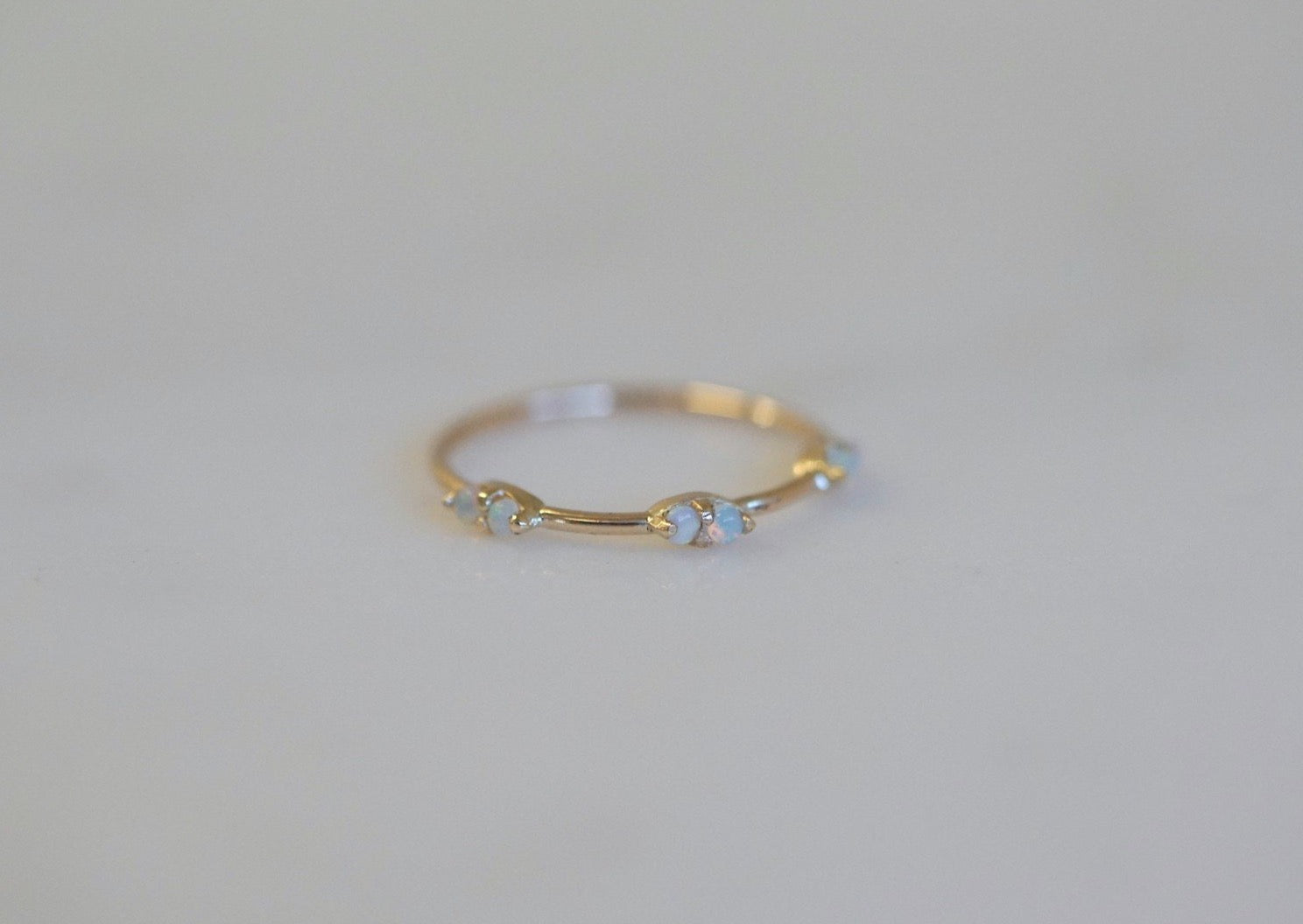 Triplet Opal Ring