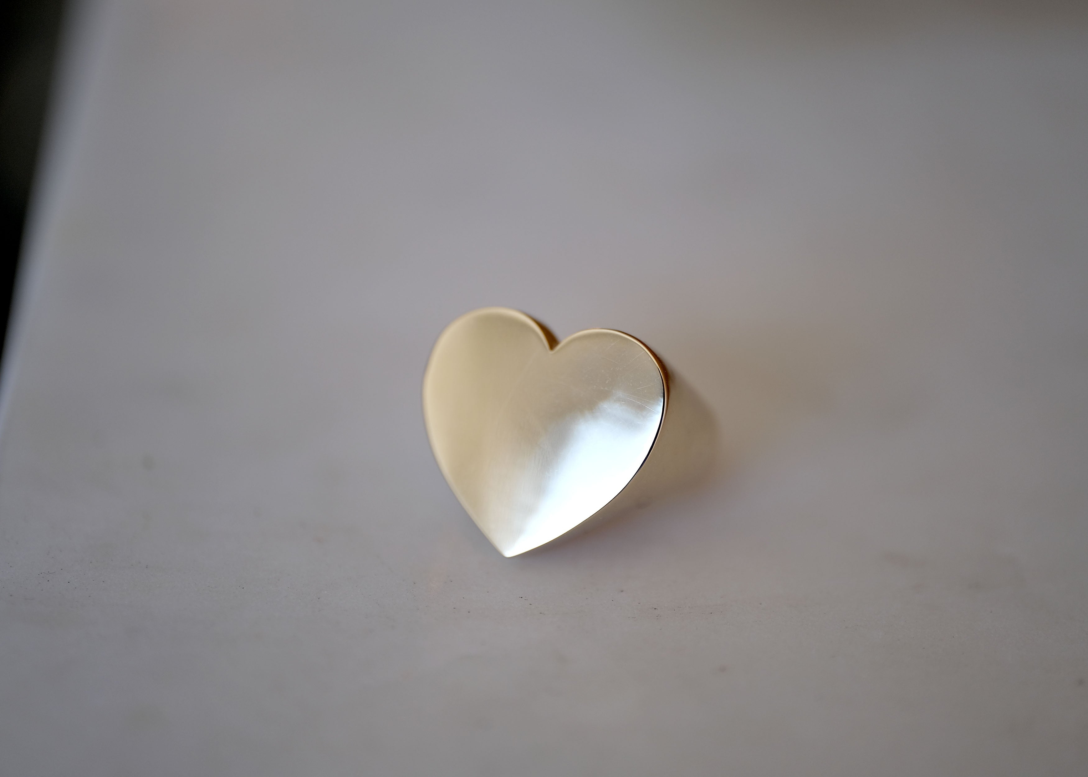 Heart Signet Ring, Large