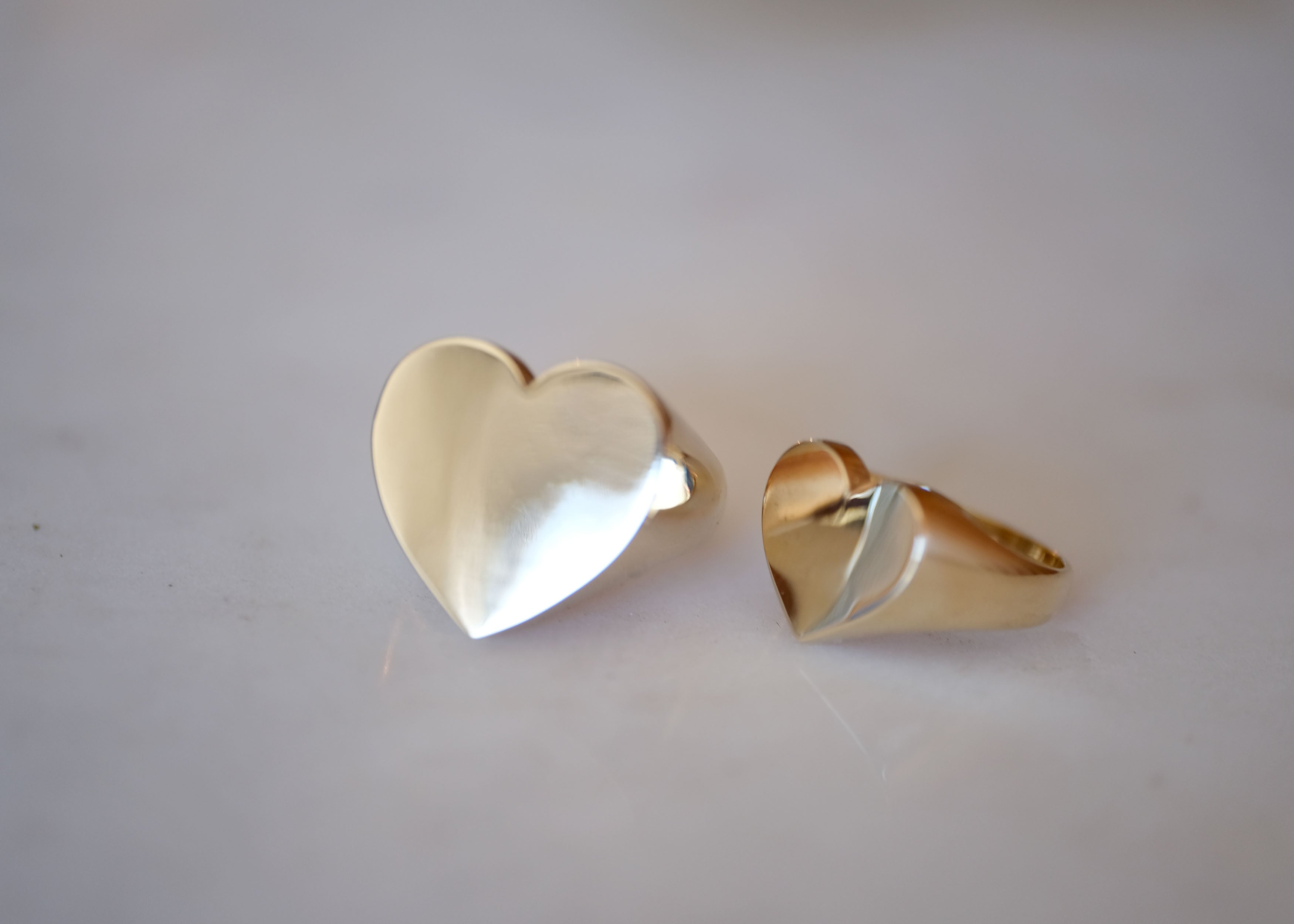 Heart Signet Ring, Small